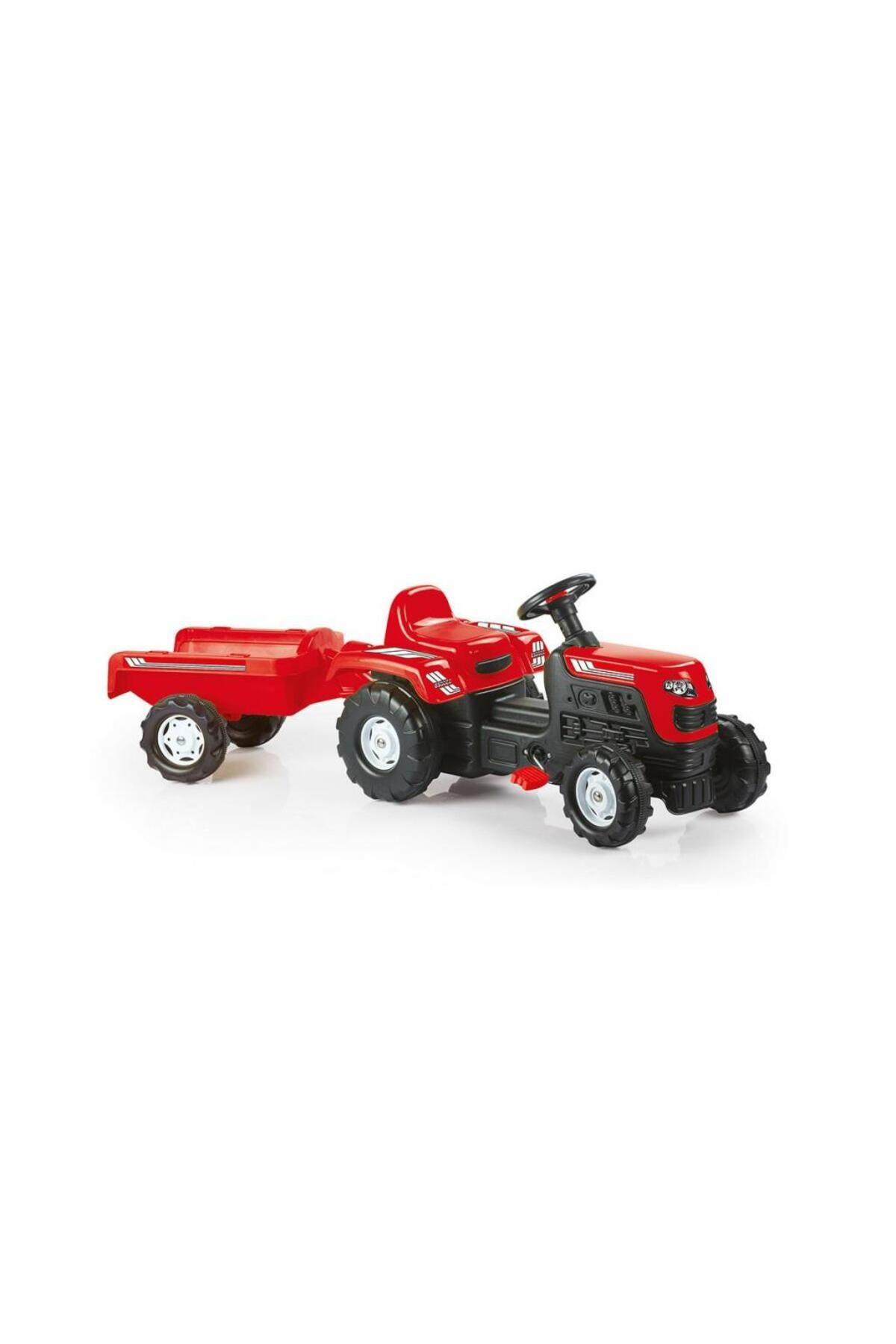 MR RZN STORE 8146 Dolu Römorklu Traktör -Kırmızı