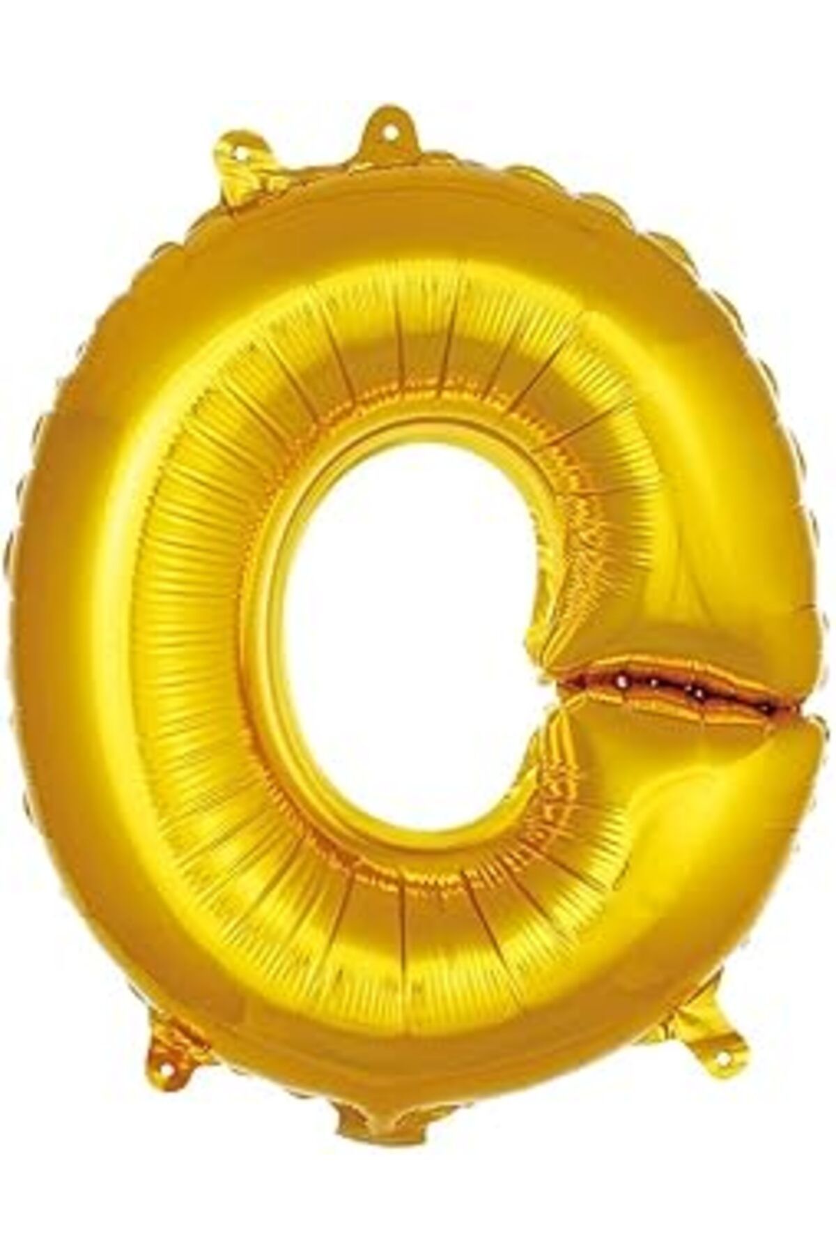 Pazarcan Parti Vitrini O Harfi 16 Inç Gold Renk Folyo Balon 36 Cm (ALTIN)