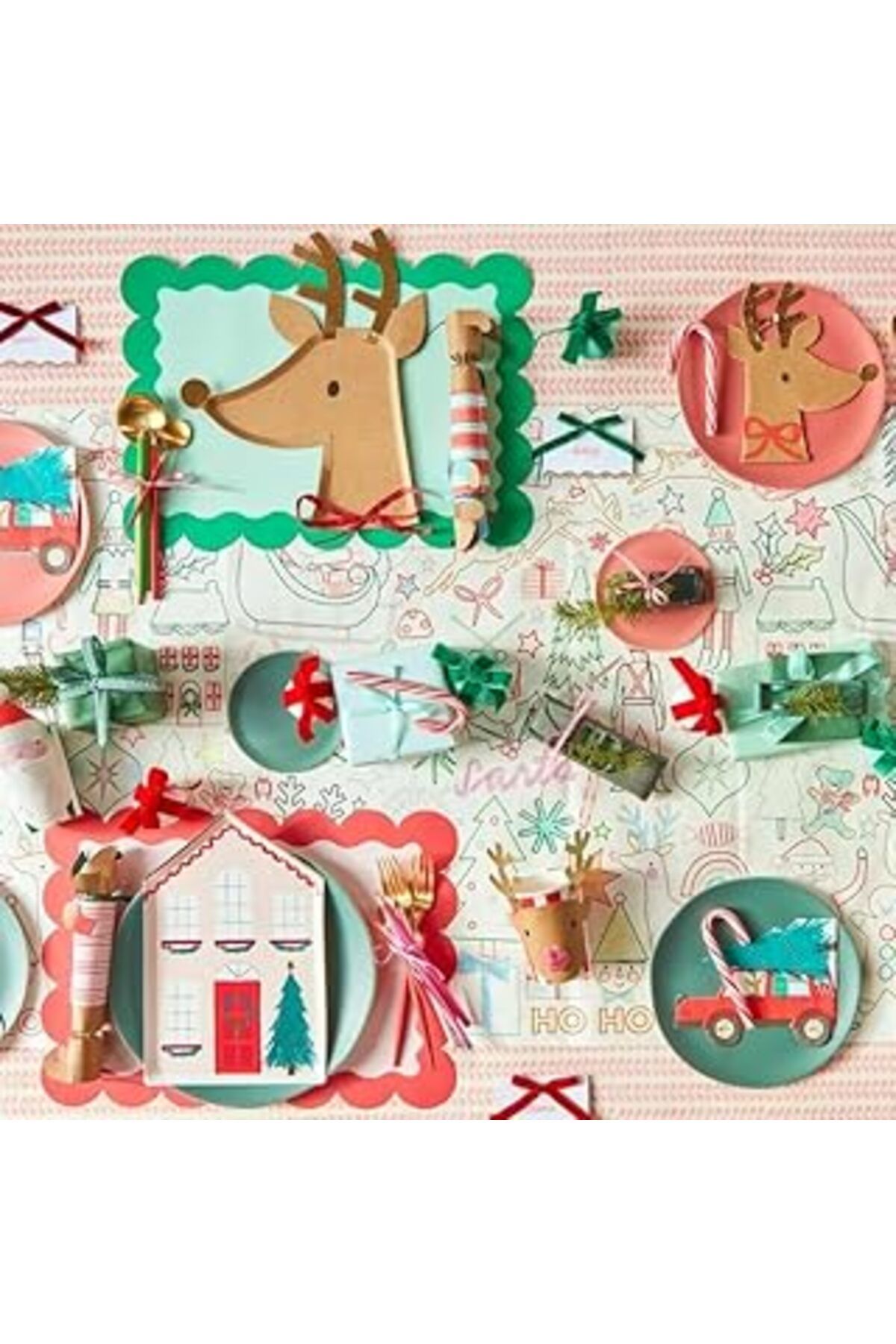 Karachil Meri Meri - Festive House Plates - Kutlama Evi Tabak (8'Li)