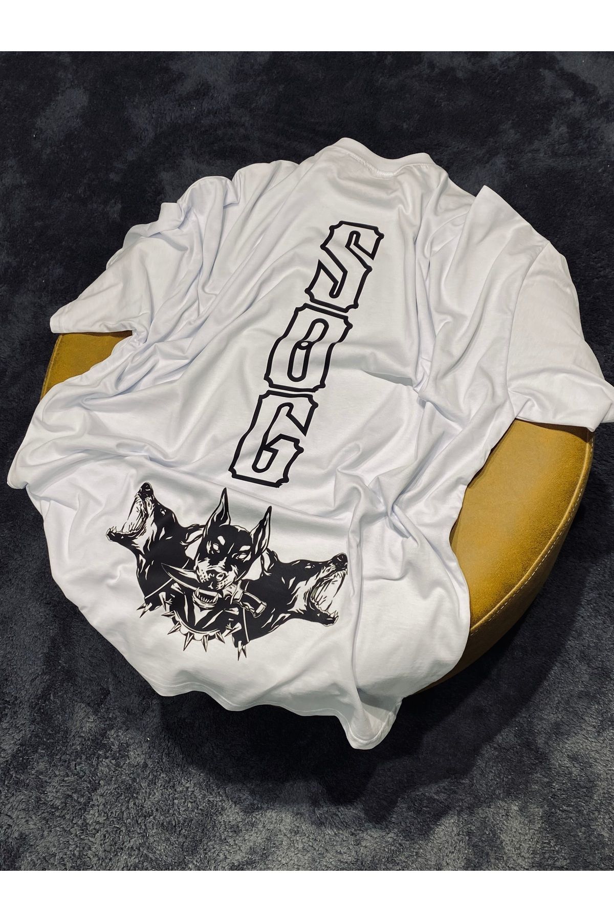 Spark Collection Ufc Yoel Romero Soldier Of God %100 Pamuklu Relax Kalıp Bisiklet Yaka Beyaz Tshirt