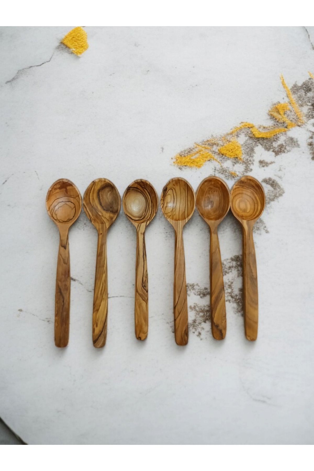 Aksoy Wood Zeytin Ağacı Tatlı Kaşığı 18 cm