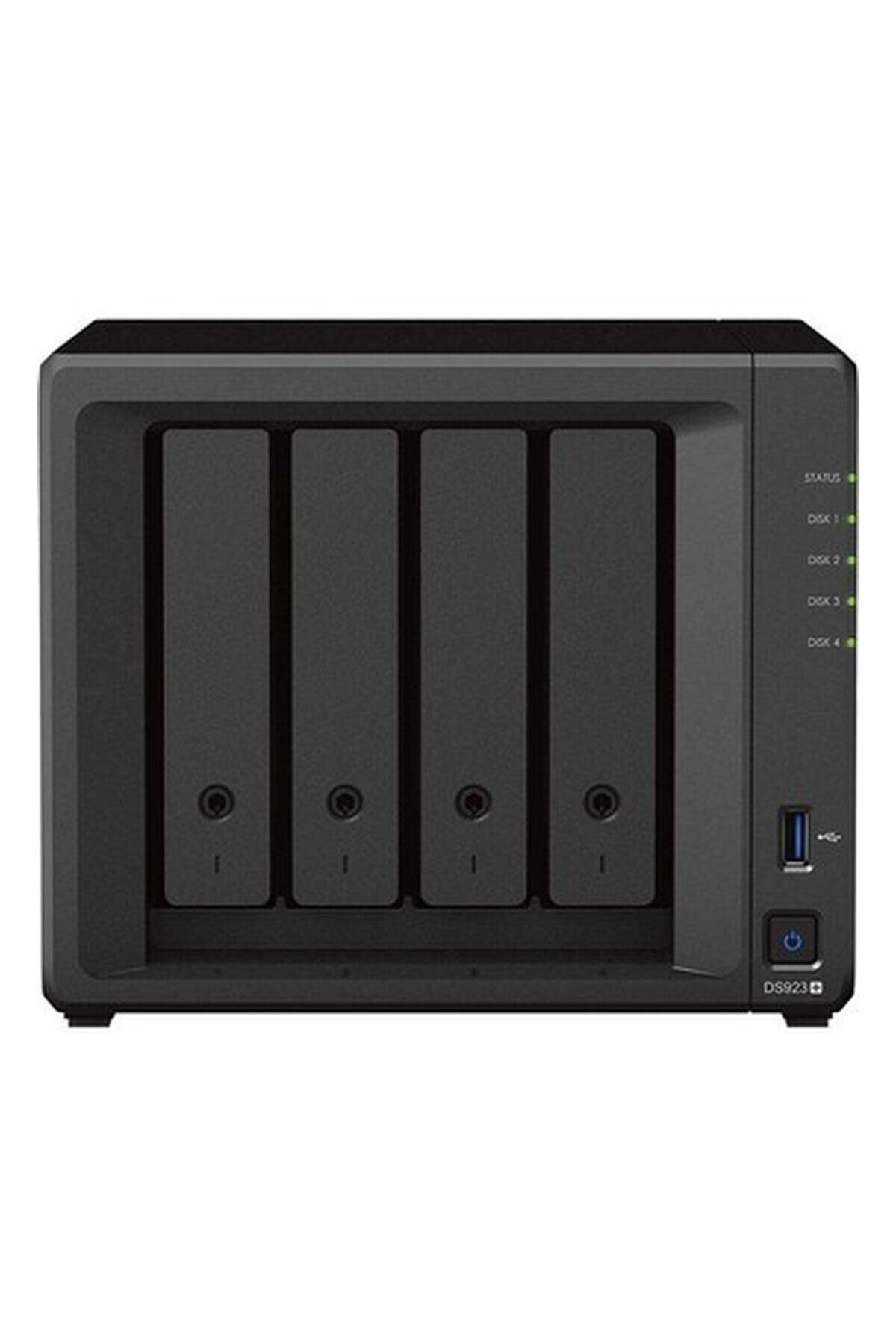 SYNOLOGY Ds923plus Ryzen R1600 4gb 2tb Hdd 4x3.5" Sata Desteği Raıd(0-1-5-6-10) Nas Depolama Ünitesi