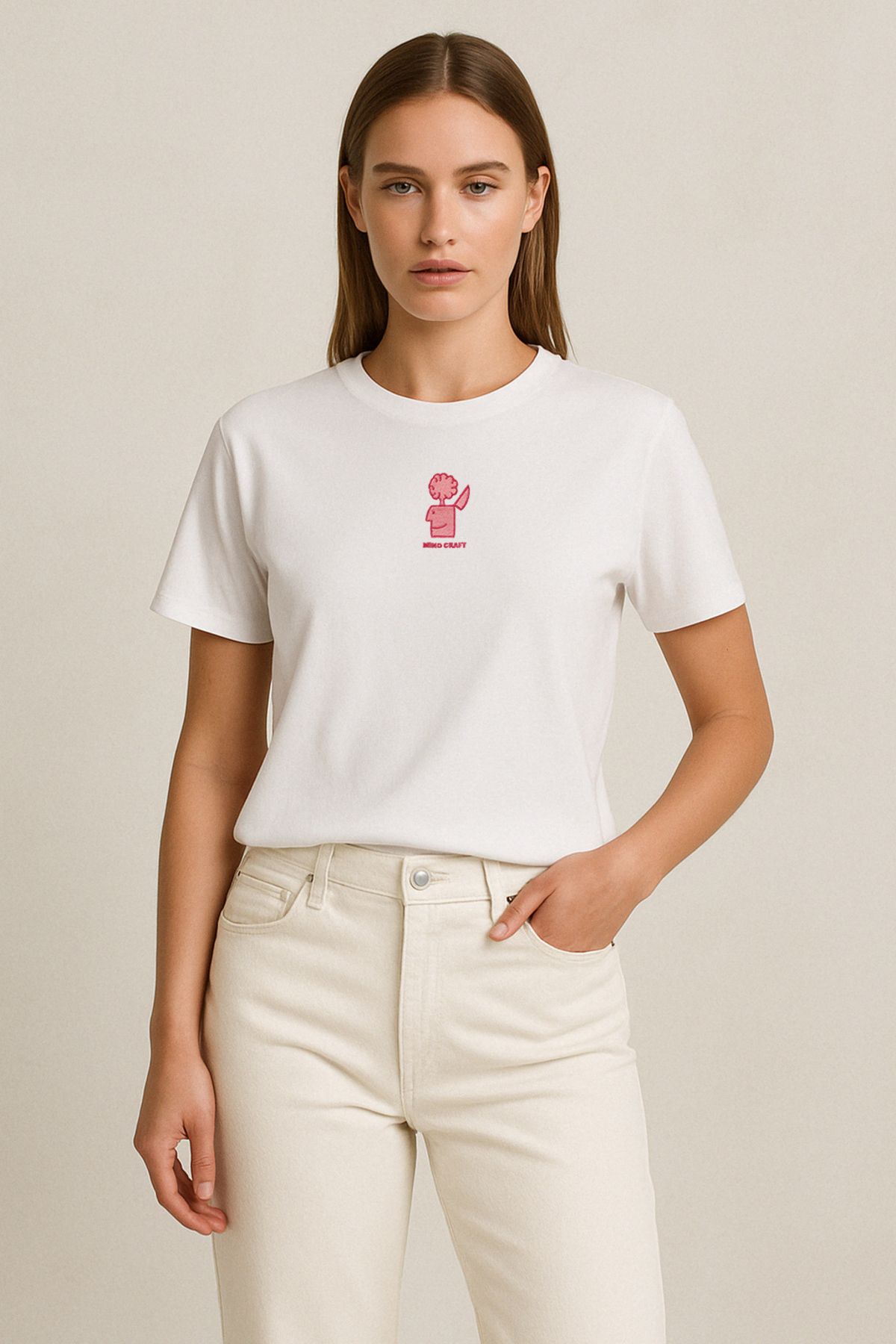 Vita Atelier 'Mind Craft 2.0 ' Nakışlı, Kadın Regular Tshirt