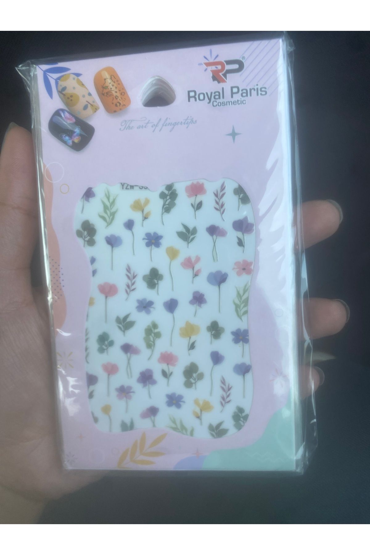 BUCHE Su transferli nail art sticker 2 Adet