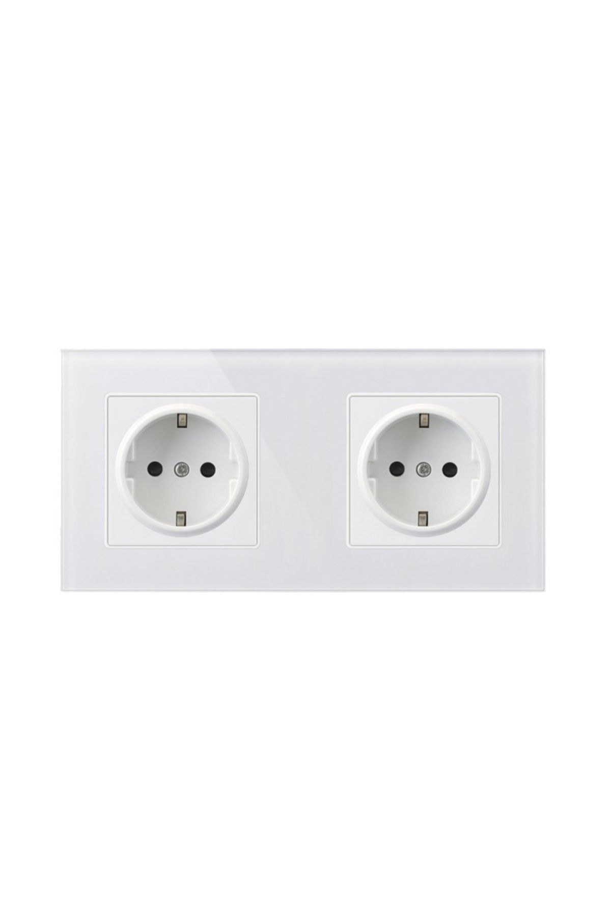 TECHSTAR-® Crystal Ts2 Socket, Double, Tempered Glass, Frost White Color, 16a 1