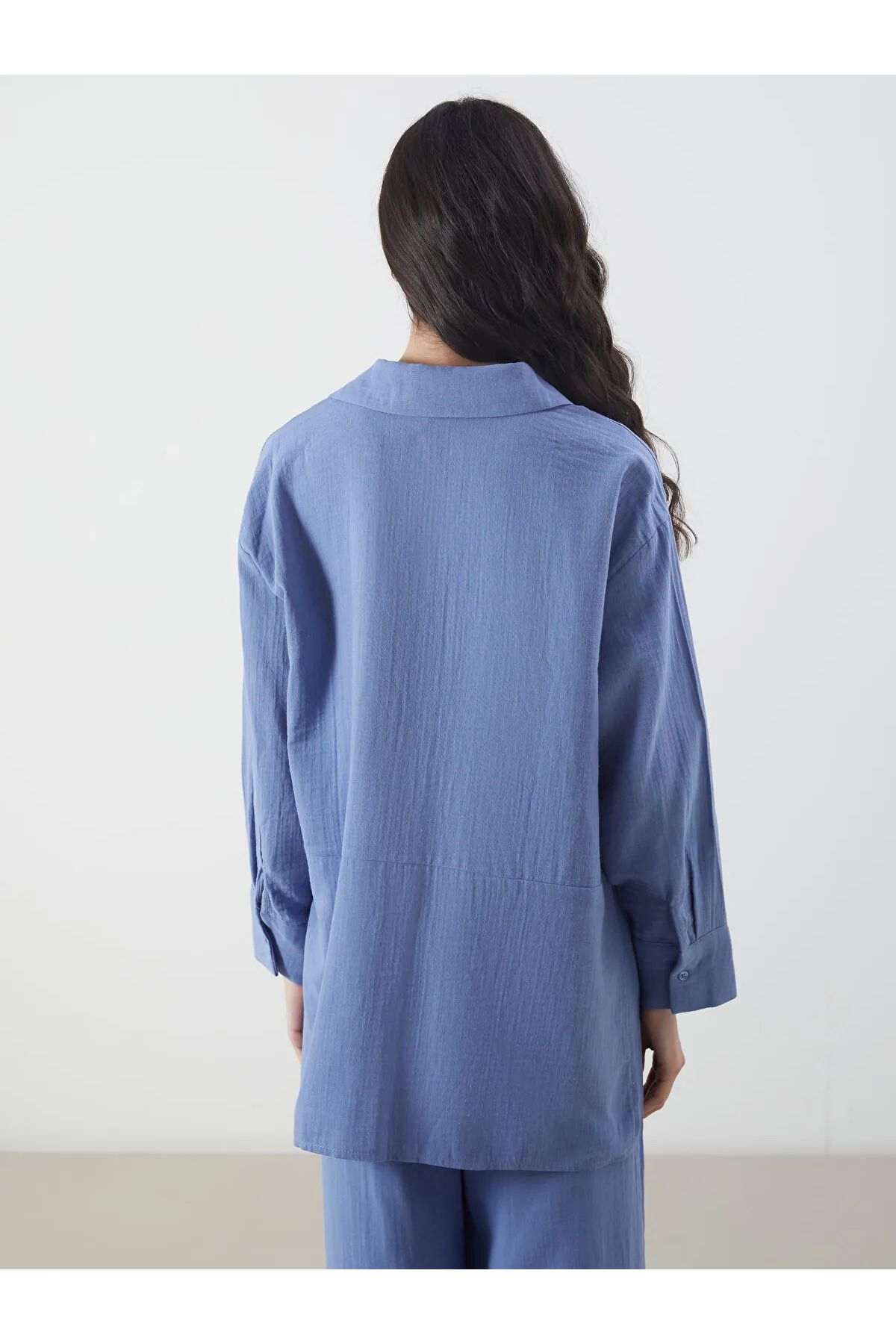 LC Waikiki Oversize Müslin Kadın Gömlek Tunik