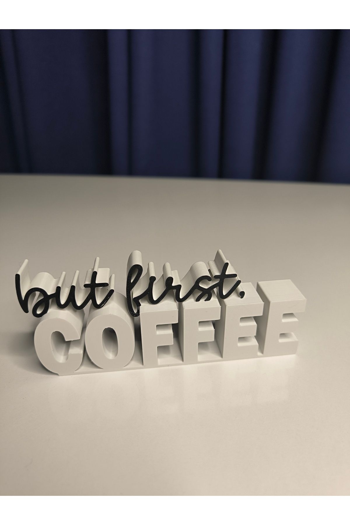 Mutu Store Dekoratif Masa Süsü - but first coffee - 20cm