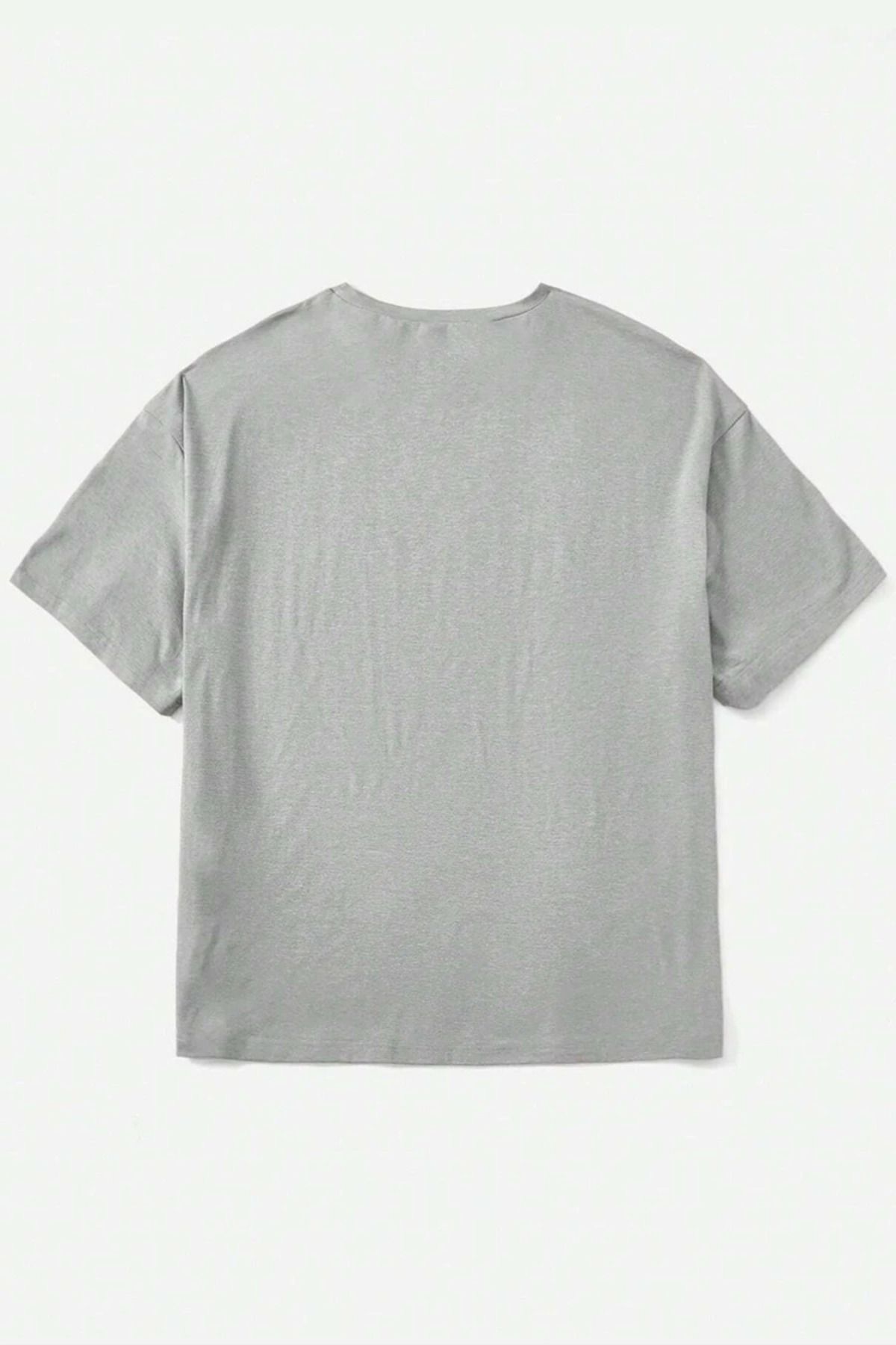 uyguntarz Unisex Çift Kurdele Tasarım Basklı Tshirt