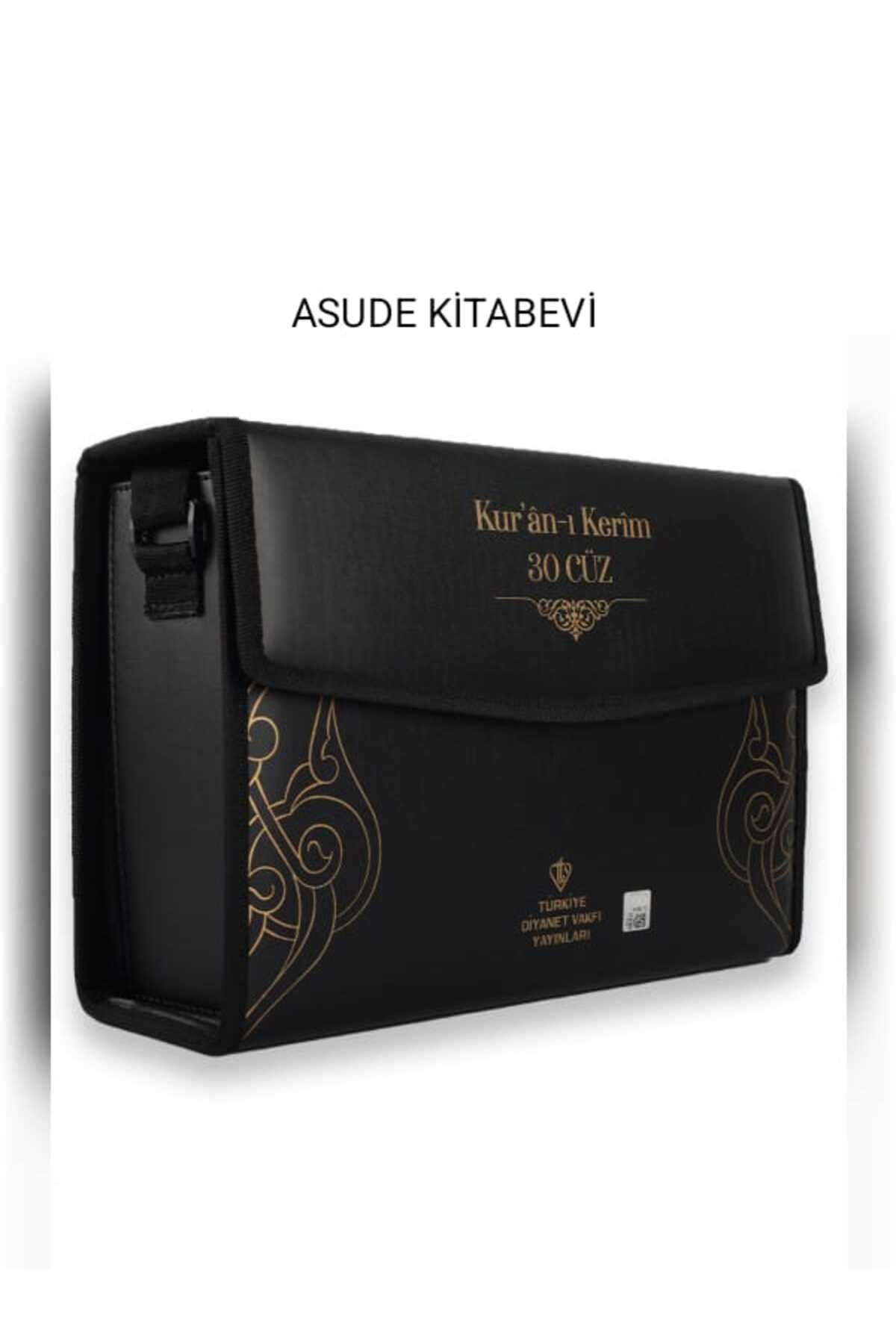 Türkiye Diyanet Vakfı Yayınları Kuranı Kerim Rahle Boy 30 Cüz Siyah Çanta Kare Kodlu