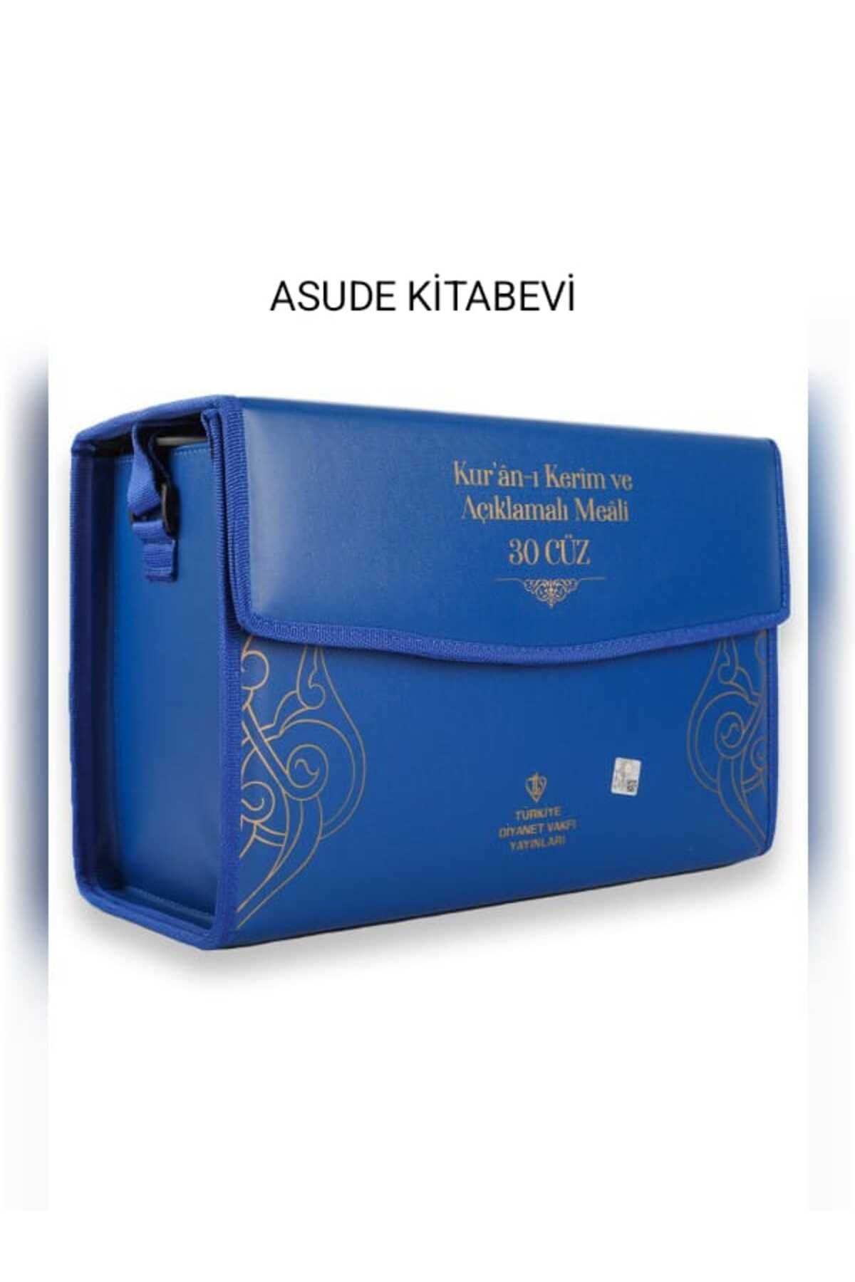 Türkiye Diyanet Vakfı Yayınları Kuranı Kerim Ve Açıklamalı Meali 30 Cüz Rahle Boy Lacivert Kare Kodlu