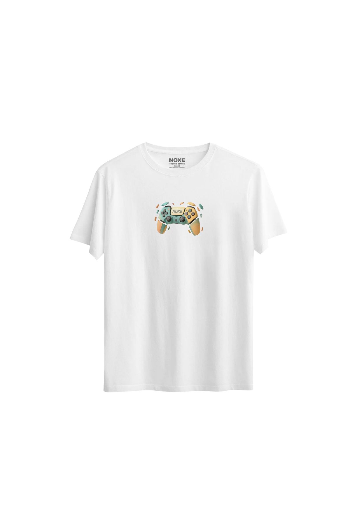 NOXE CLUB Reassemble Regular Beyaz T-Shirt