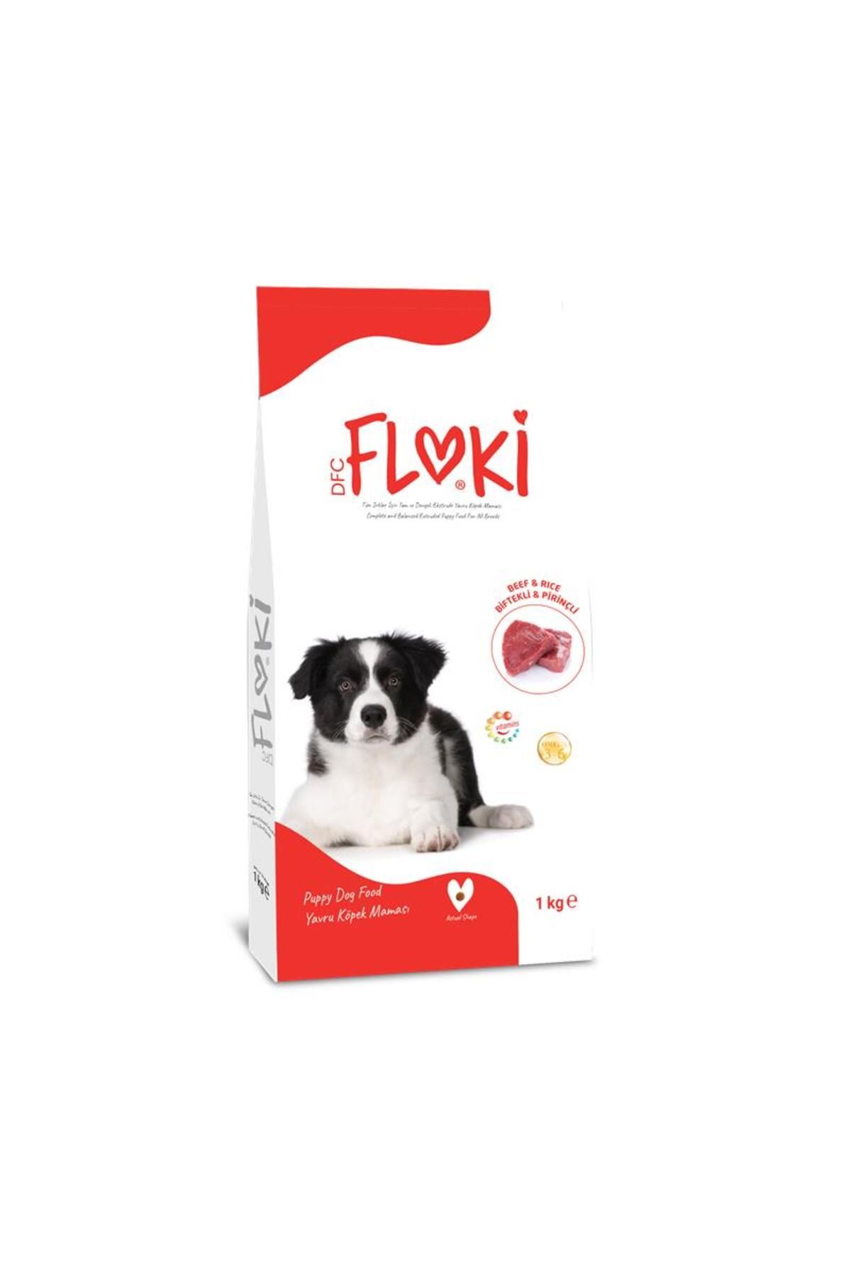 Floki Yavru Köpek Maması Biftekli & Pirinçli 1 Kg
