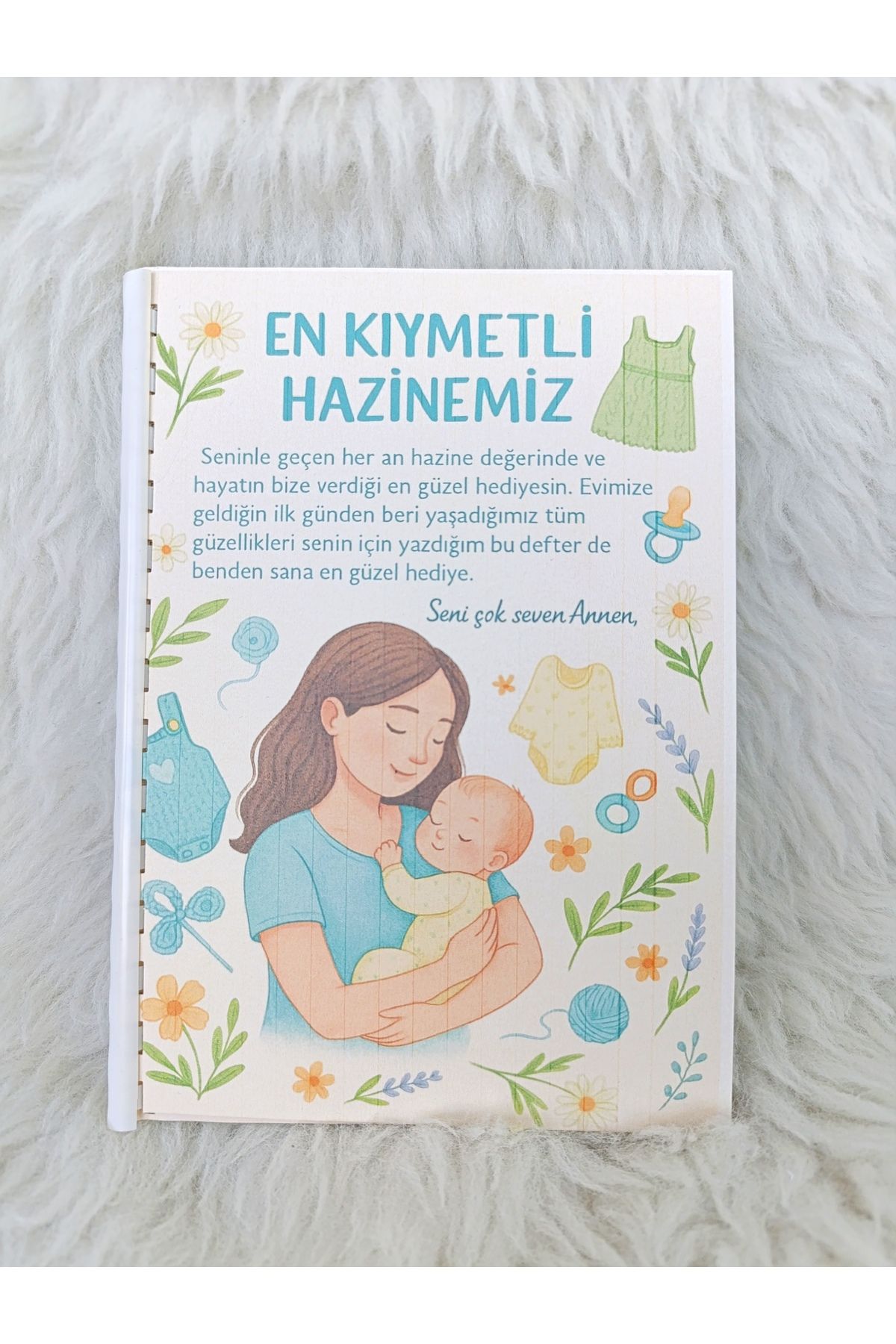 Merve ÖZTÜRK Anne Bebek Günlüğü Anne Bebek Ajandası Bebek Anı Defteri