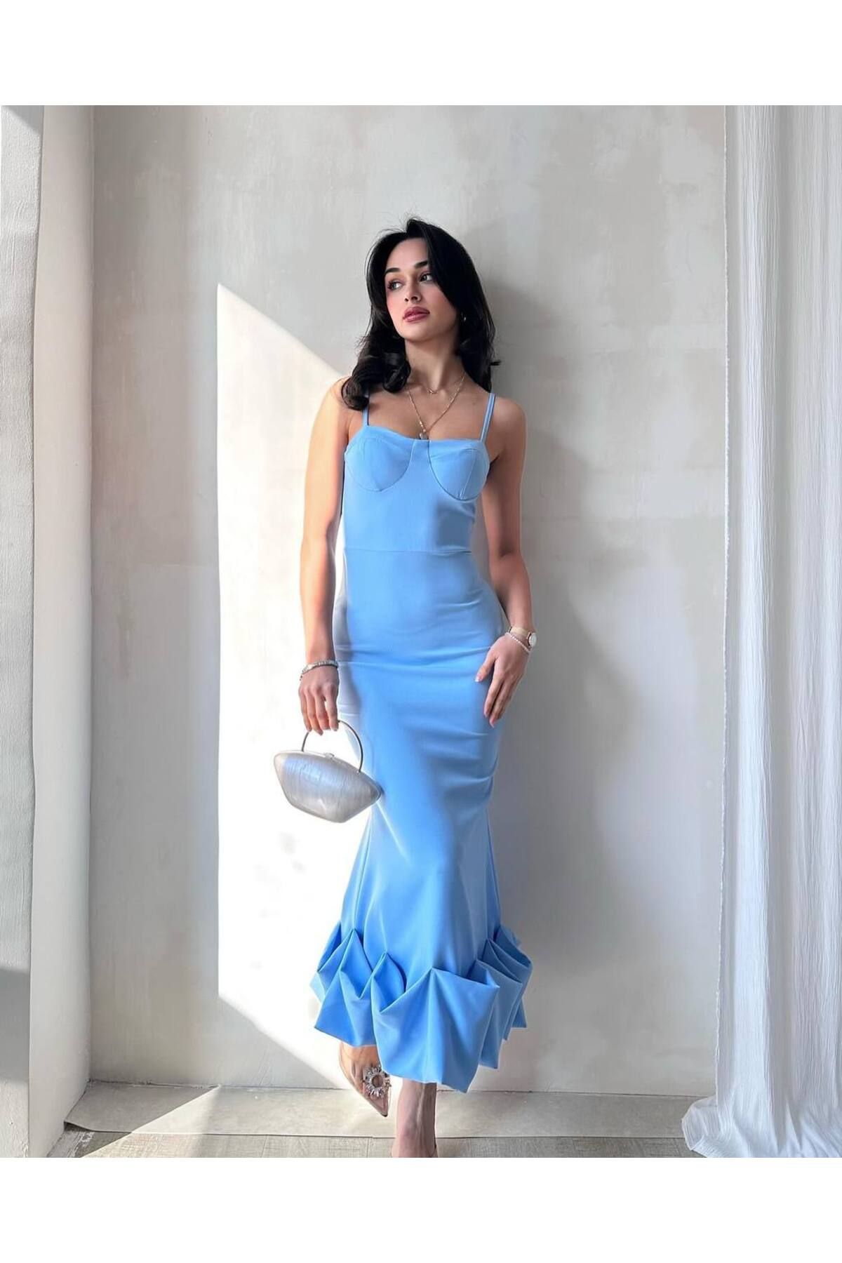 Chef d'atelier Kadın Alt Frilly Fitted Elbise