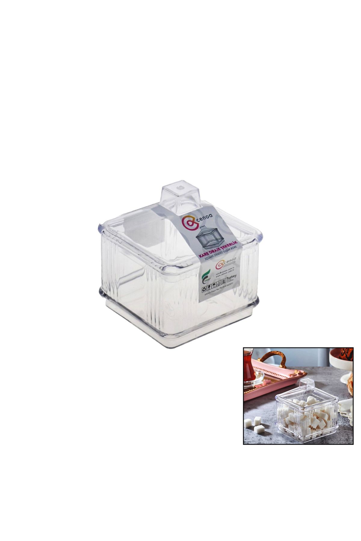 STOREMAX nffastore KARE DRAJE ŞEKERLİK MİKA KRİSTAL Star Collectionbuy 1051353