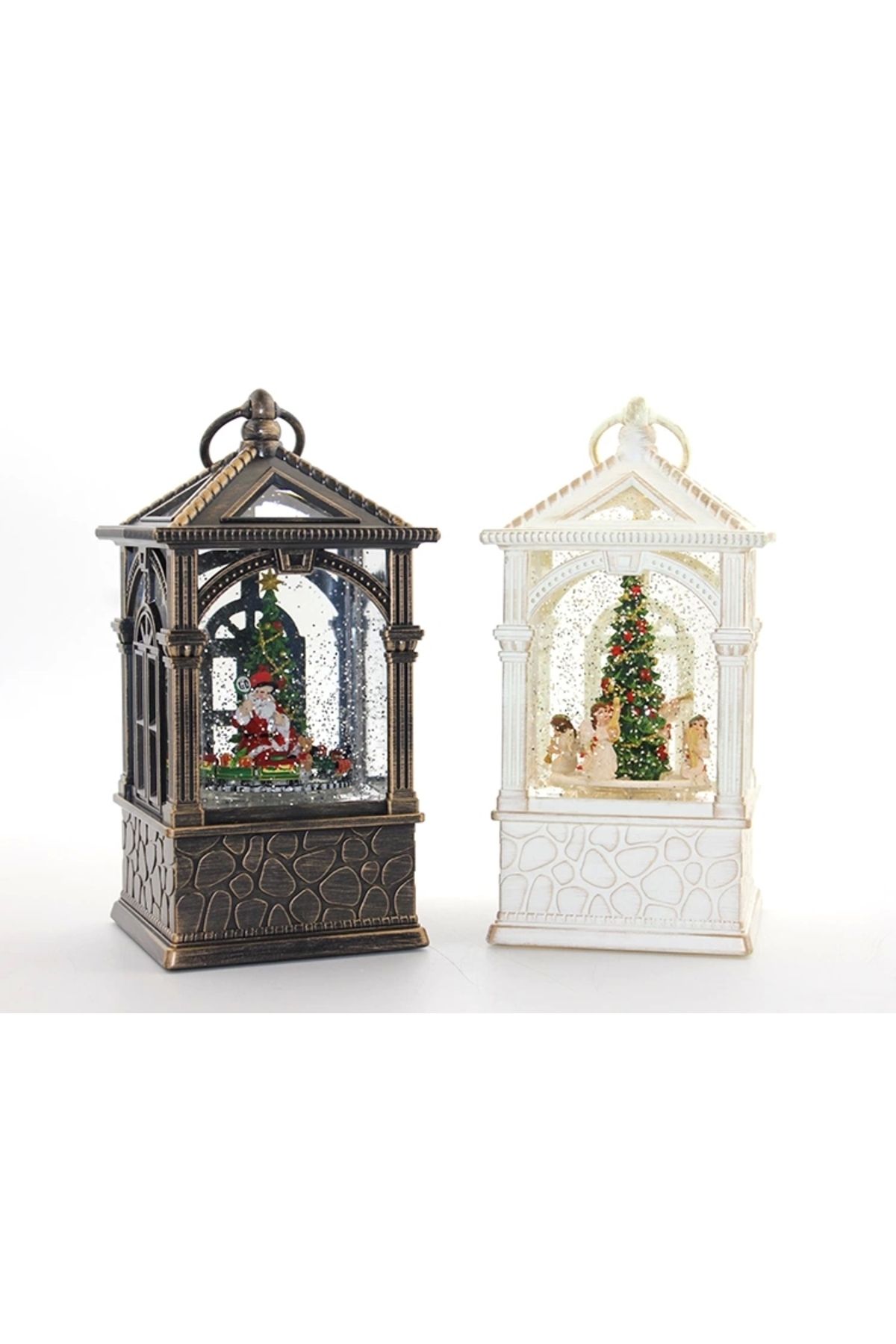 shop Yılbaşı Temalı Işıklı Müzikli Kar Küresi Model 2