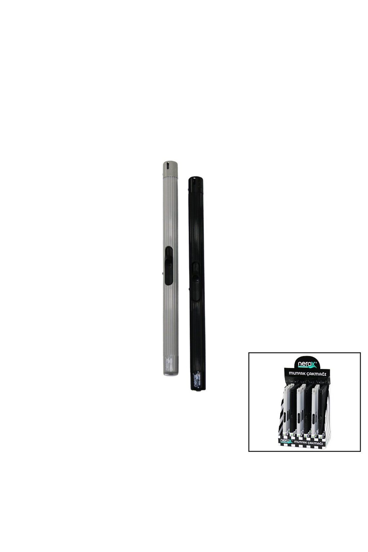 STOREMAX nffastore SİYAH - GRİ KALEM MODELİ MUTK ÇAKMAK İTMELİ ATEŞLEME Star Collectionbuy 1051353