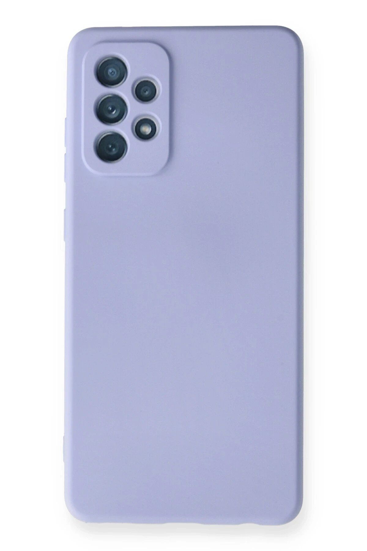 Toptan Bulurum Samsung Galaxy A72 Kılıf Nano içi Kadife Silikon - Lila