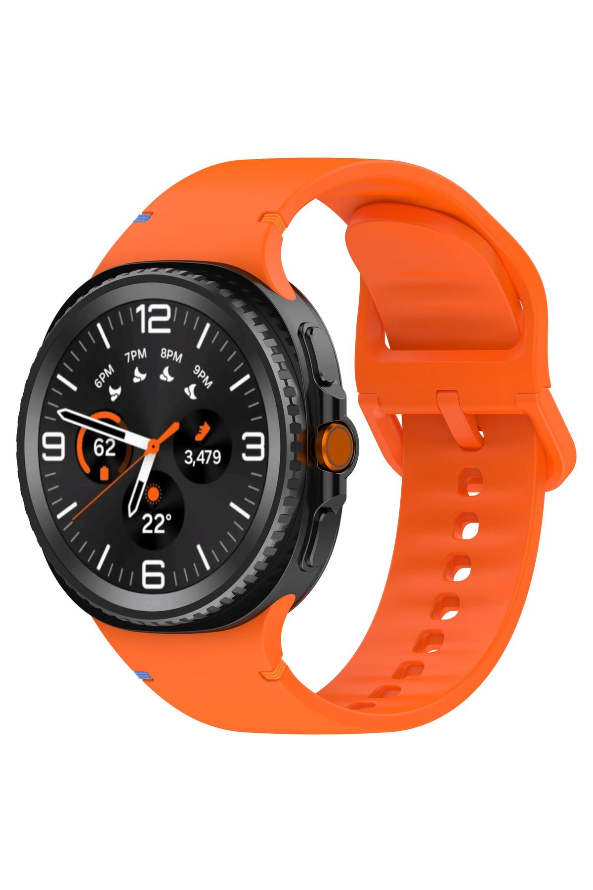 Deppo Trend Samsung Galaxy Watch Ultra 1/2 Series 47mm Uyumlu Kordon Liquid Silikon Spor Renkli Kordon