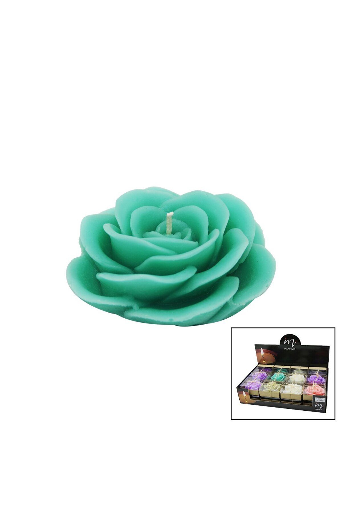 STOREMAX nffastore TEKLİ - BÜYÜK GÜL RENKLİ KOKULU MUM Star Collectionbuy 1051353