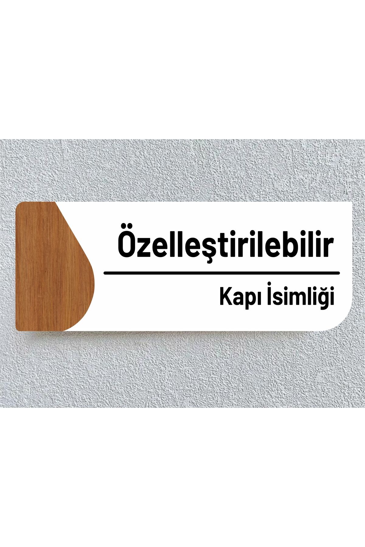zafrakreklam Özelleştirilebilir Ofis Oda Kapı isimliği Yönlendirme Tabelası Kişiselleştirilebilir 26X10CM