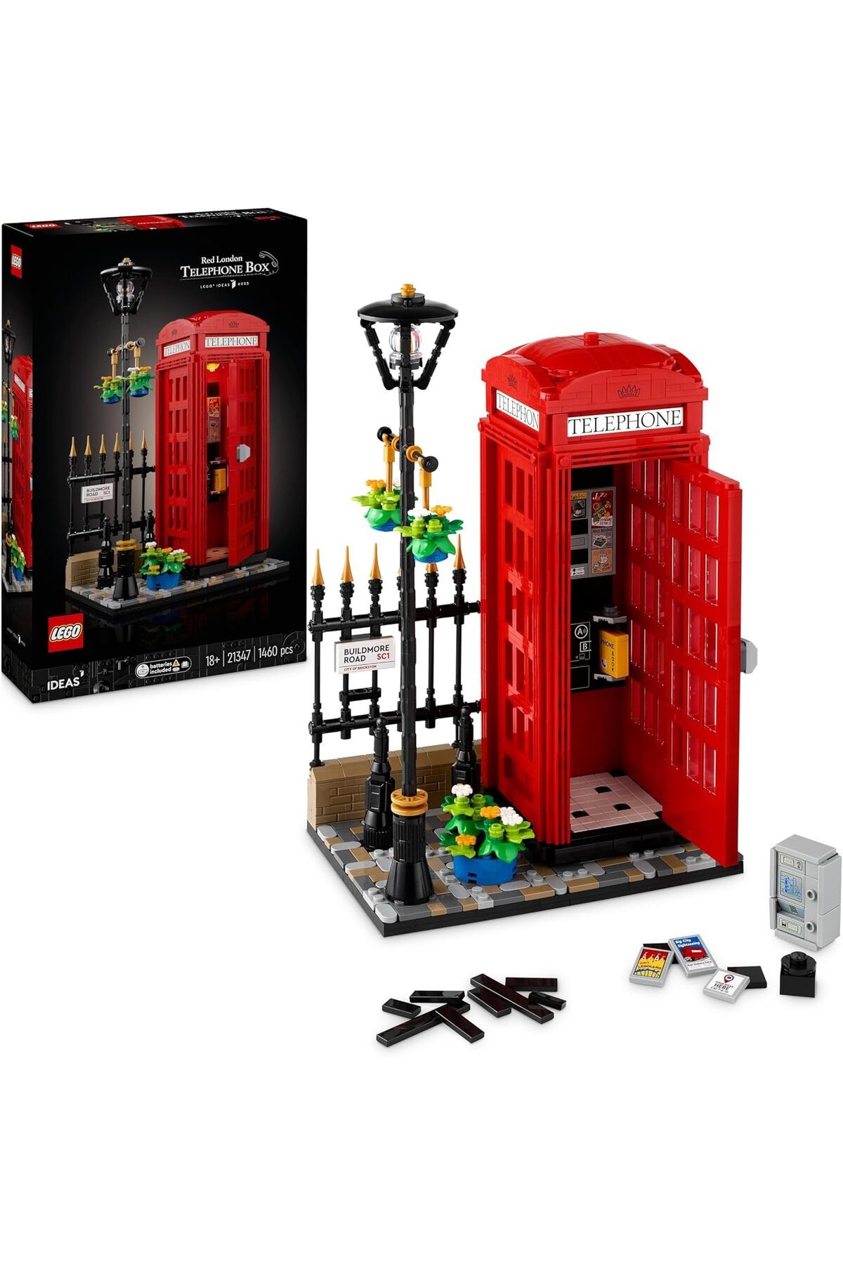 STOREMAX nffastore Ideas 21347 Red London Telephone Box Star Collectionbuy 1051353