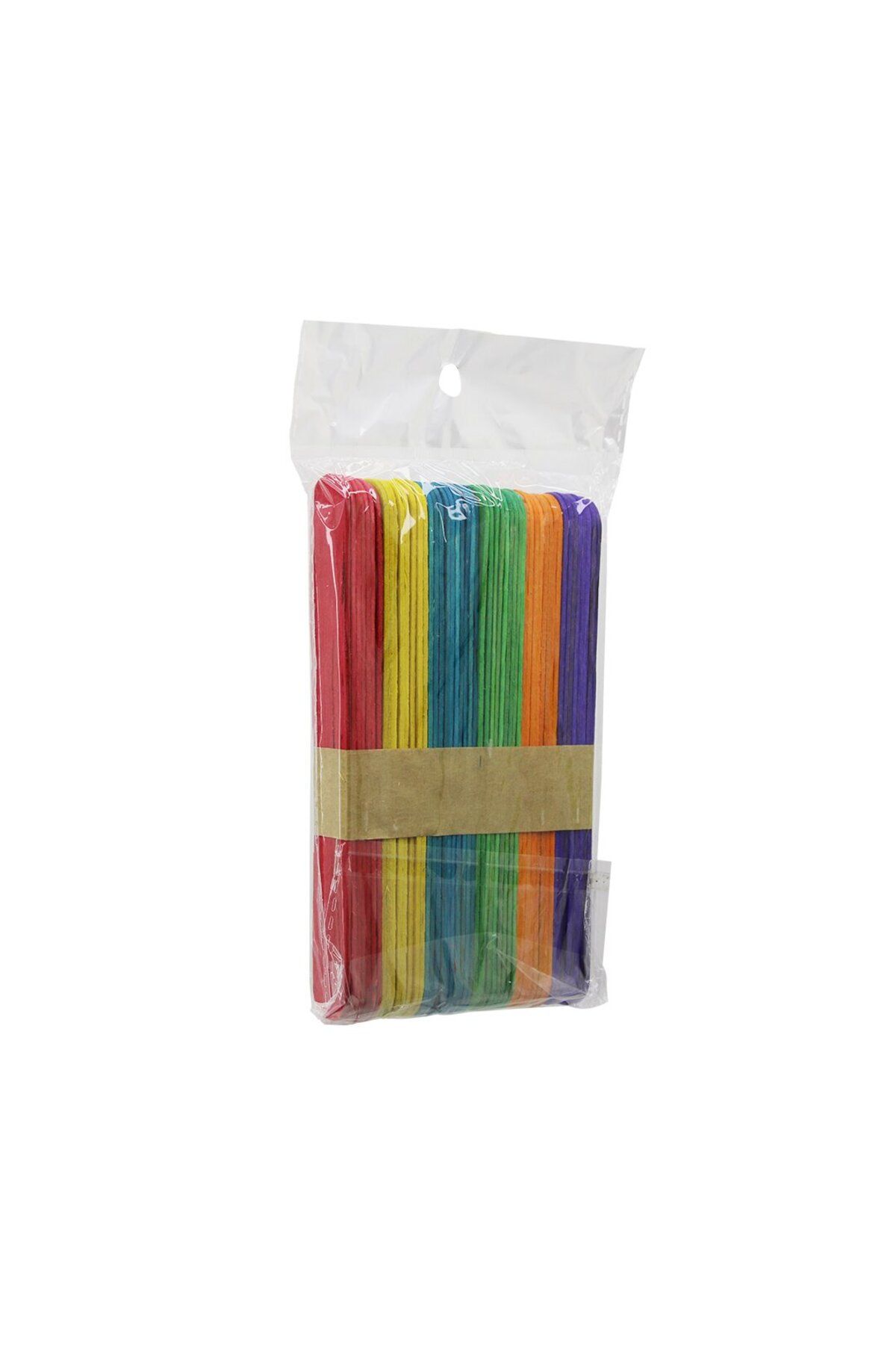 STOREMAX nffastore RENKLİ - 50 PCS AHŞAP ELİŞİ - DİL ÇUBUK 15CM X 1.8CM Star Collectionbuy 1051353