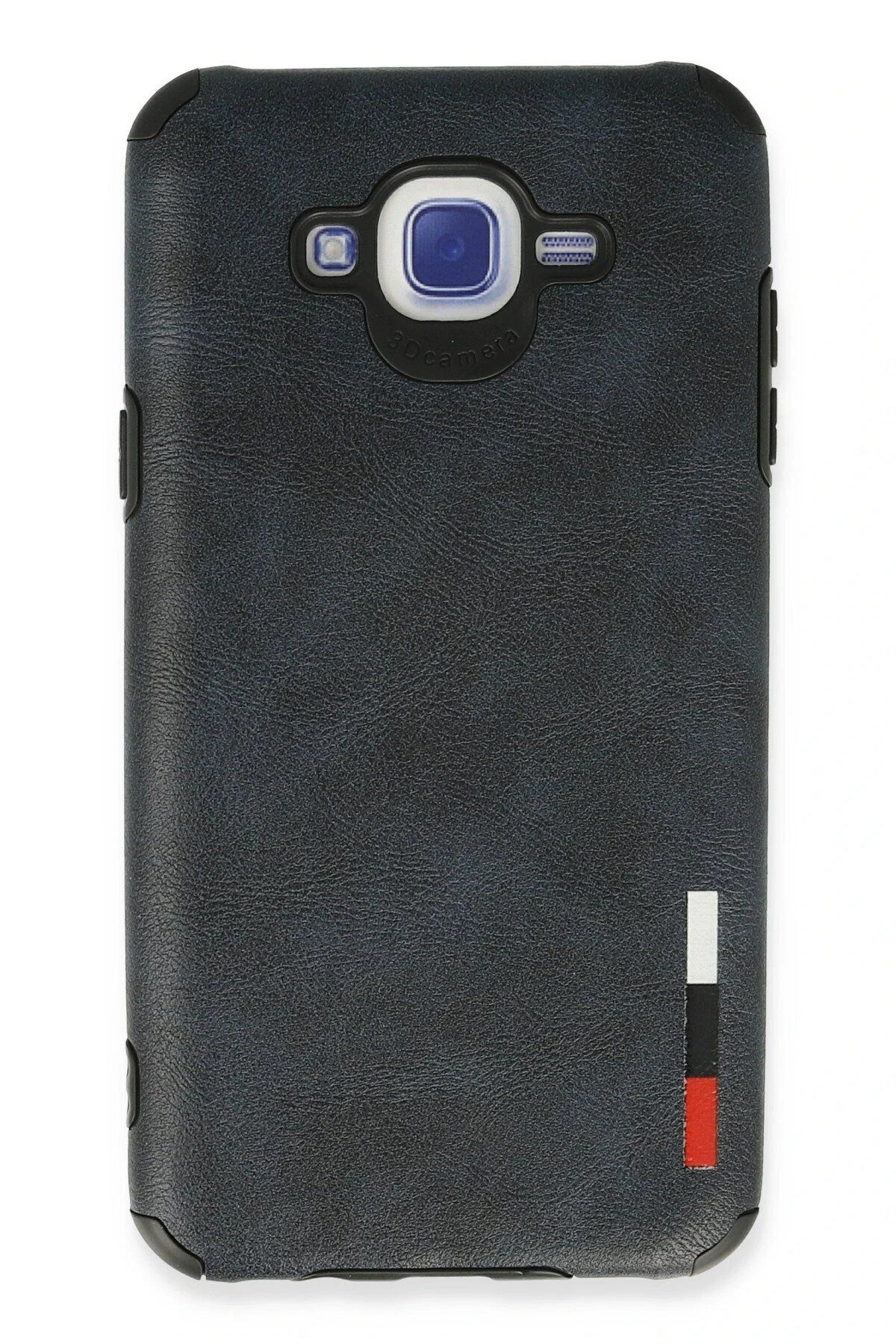 Toptan Bulurum Samsung Galaxy J7 Kılıf Loop Deri Silikon - Lacivert