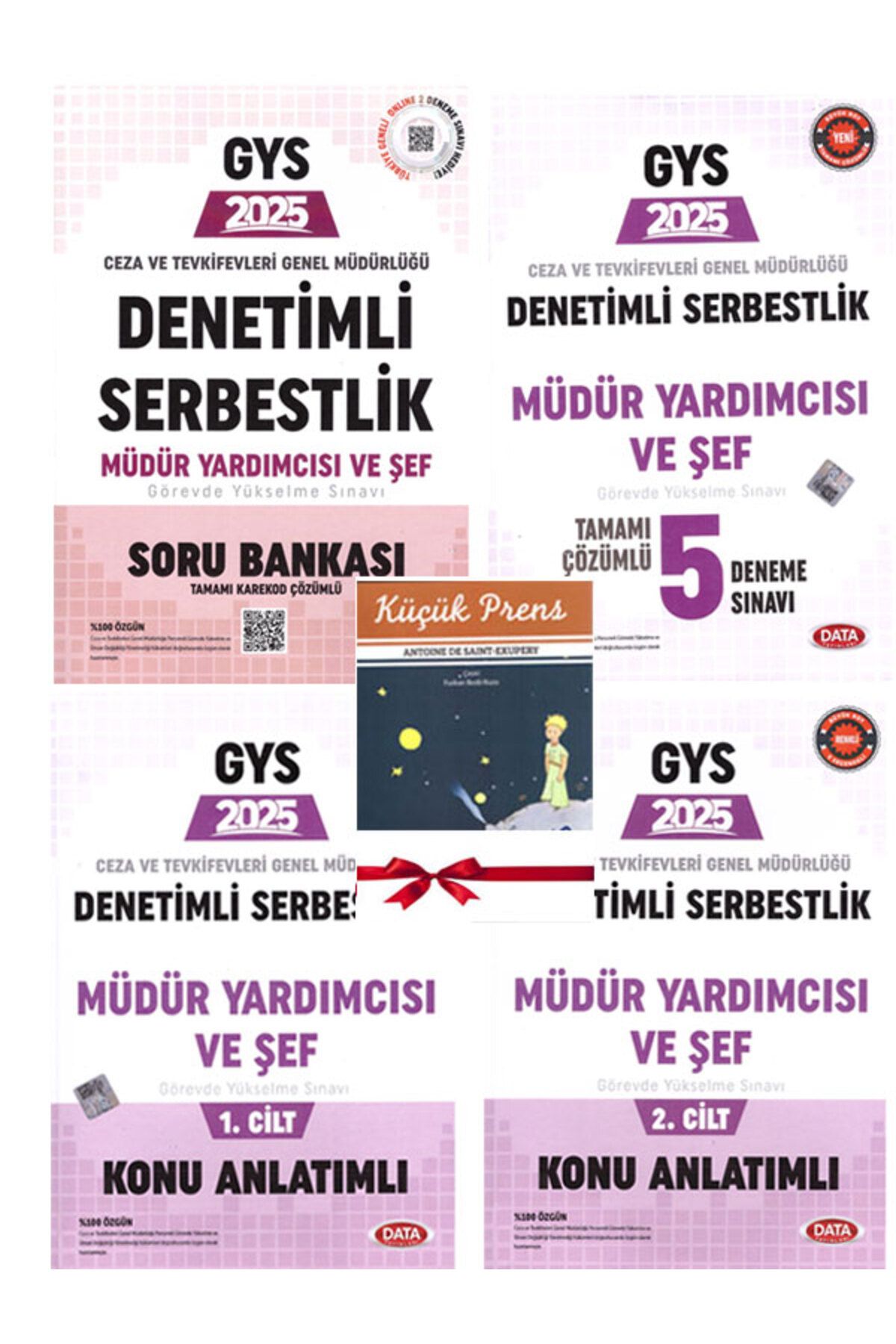 Data Yayınları 2025 GYS CTE Denetimli Serbestlik MÜDÜR YARDIMCISI ve ŞEF Görevde Yükseleme Sınavı Tam Kapsamlı Set