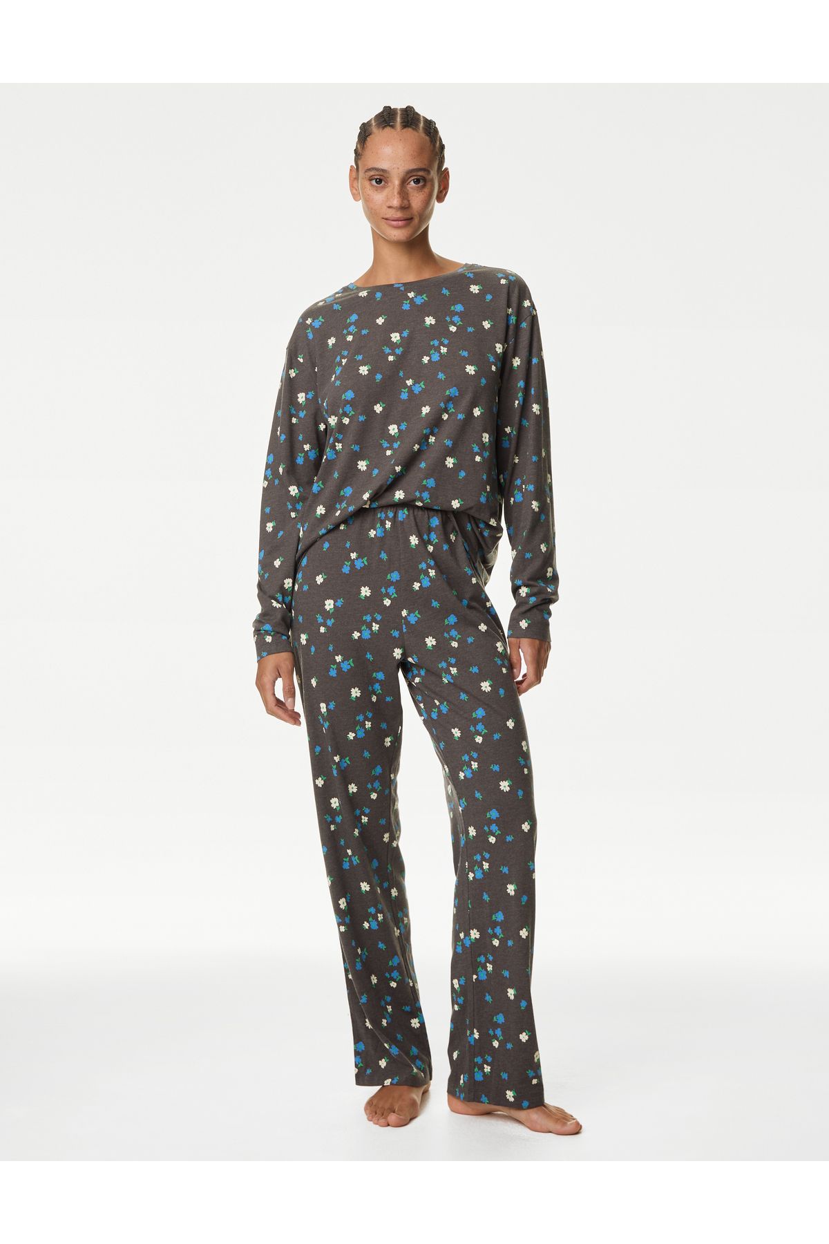 Marks & Spencer Desenli Paketli Pijama Takımı