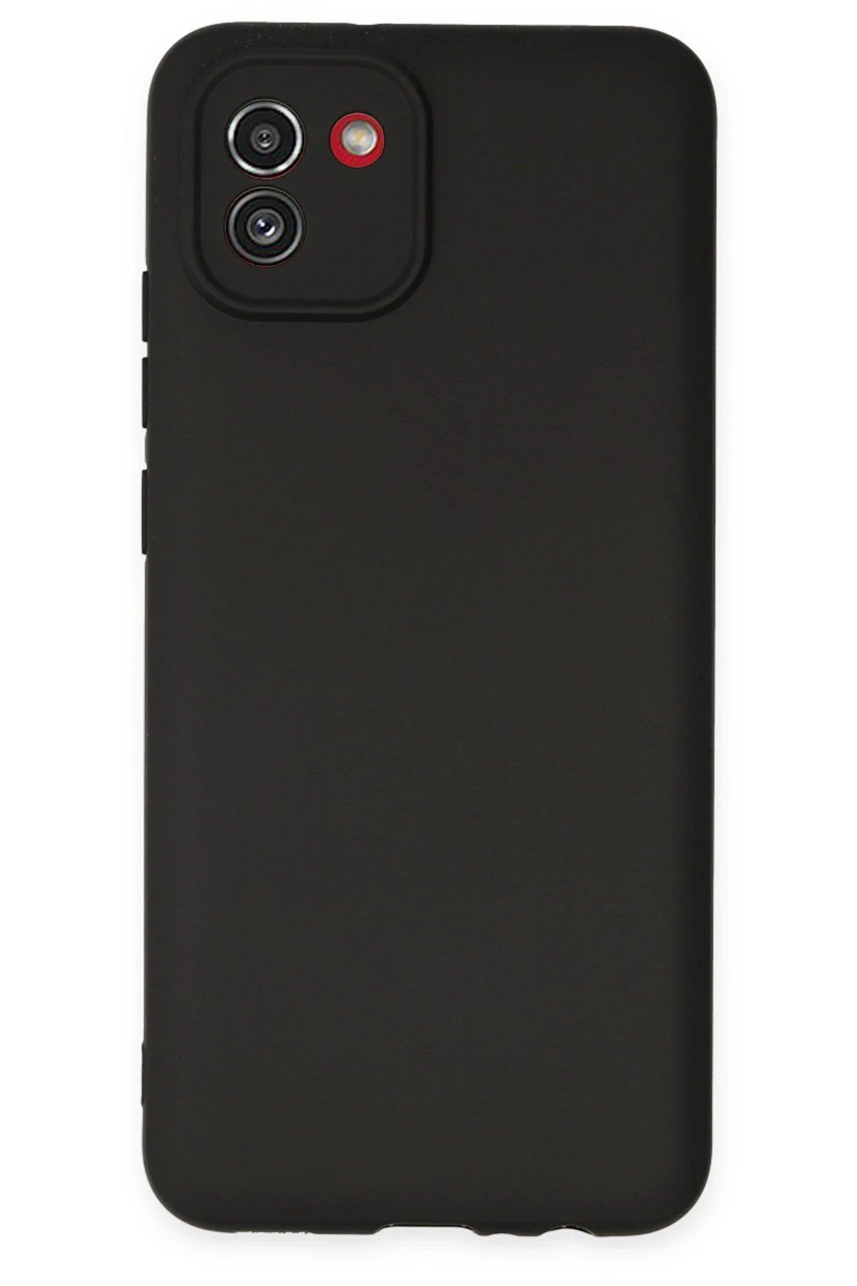 Toptan Bulurum Samsung Galaxy A03 Kılıf First Silikon - Siyah