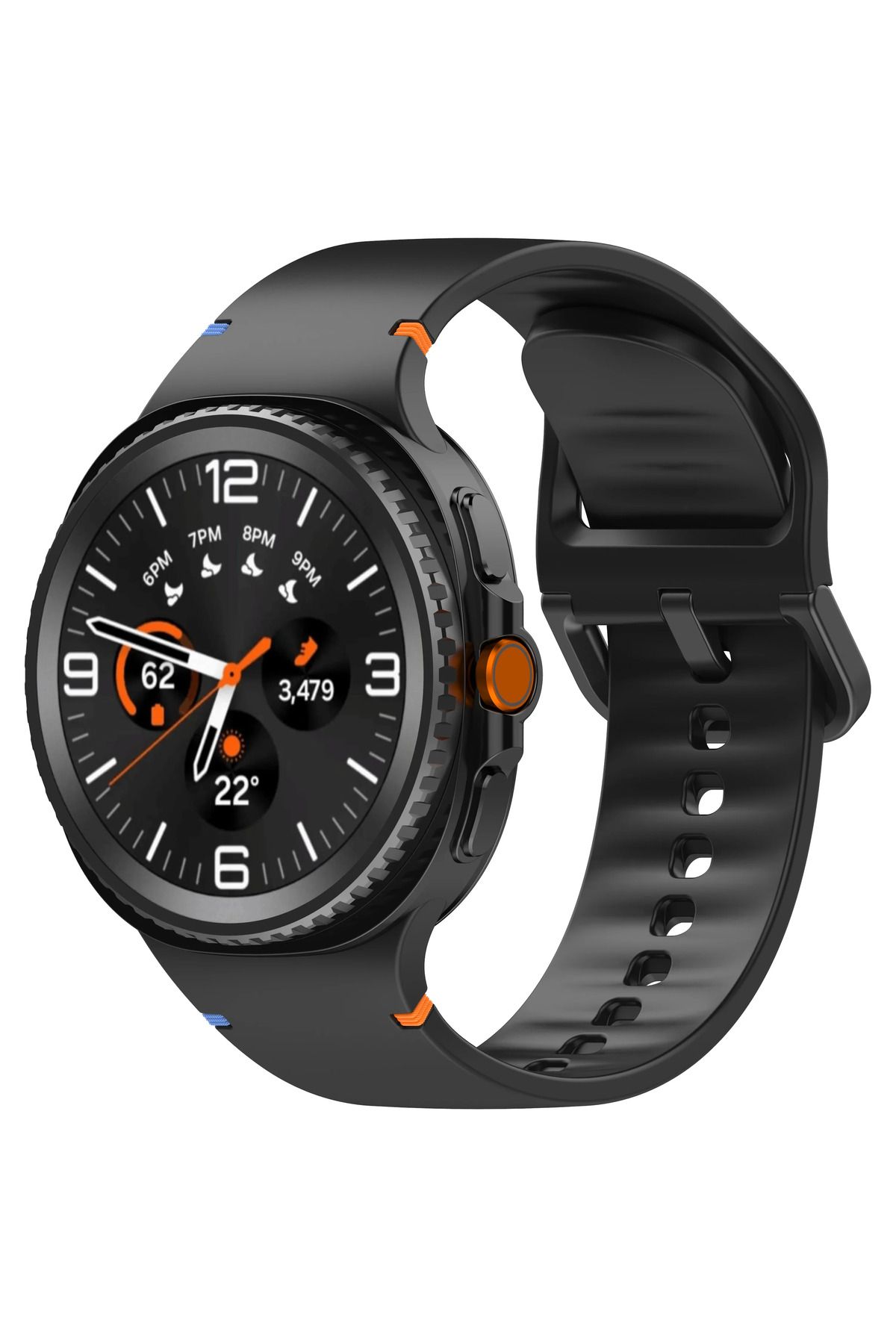 Deppo Trend Samsung Galaxy Watch Ultra 1/2 Series 47mm Uyumlu Kordon Liquid Silikon Spor Renkli Kordon