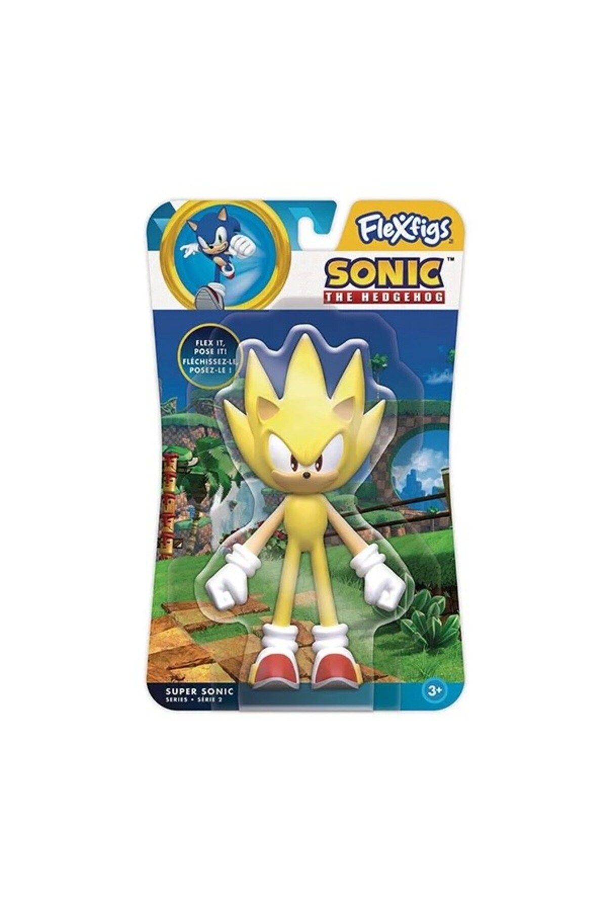 OyuncaklarÜlkesi Orijinal Flexfigs Sonic The Hedgehog Super Sonic Oyuncakları Figürleri 10cm