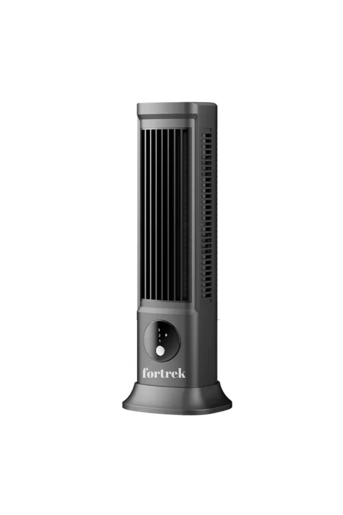 fortrek Masaüstü Kule Tipi Fan Type-C Şarj 3 Kademeli Hız