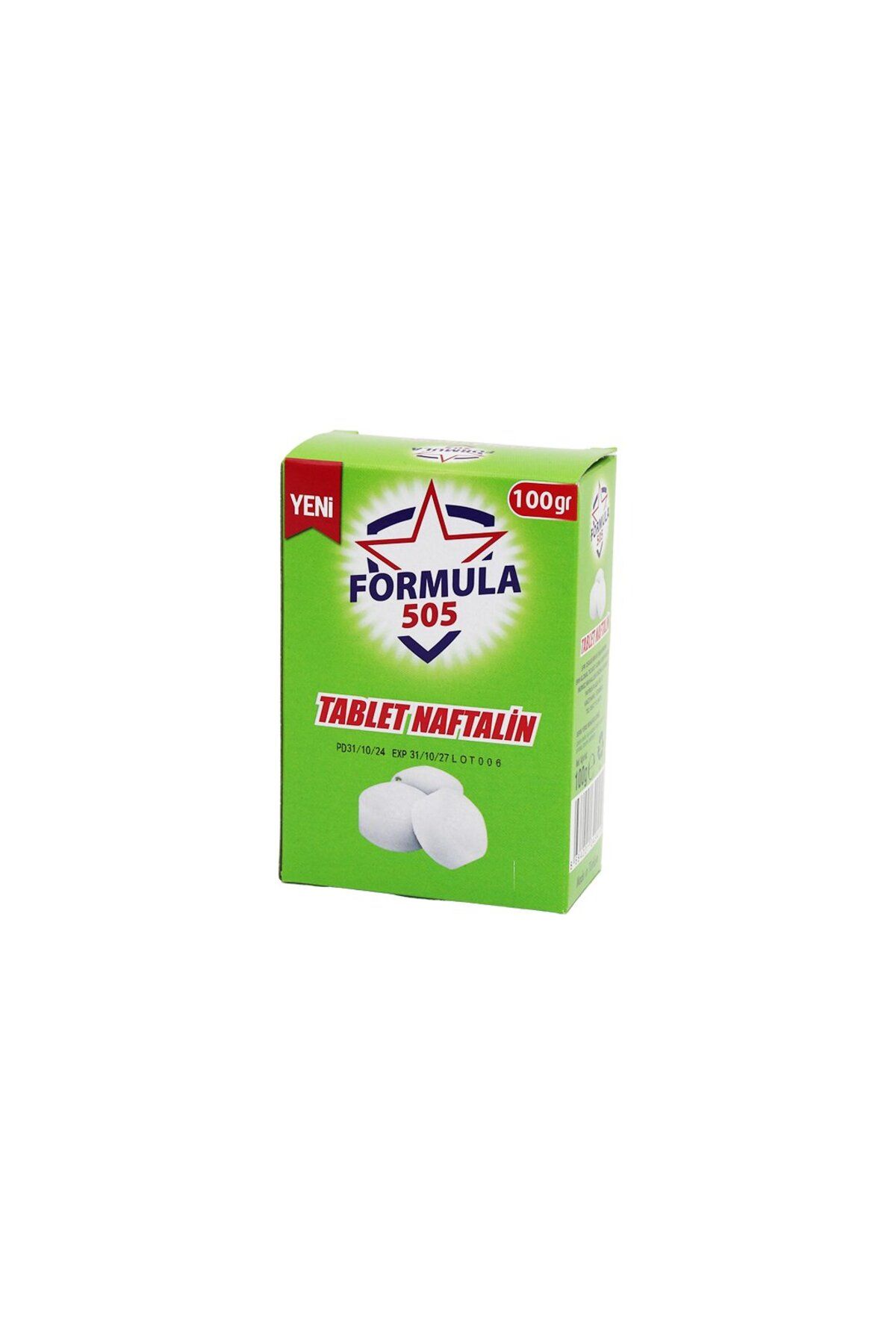 STOREMAX nffastore FORMULA 505 TABLET NAFTALİN 100GR Star Collectionbuy 1051353