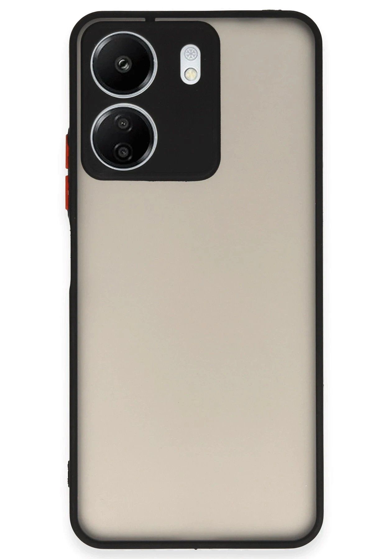 Toptan Bulurum Xiaomi Redmi 13C Kılıf Montreal Silikon Kapak - Siyah