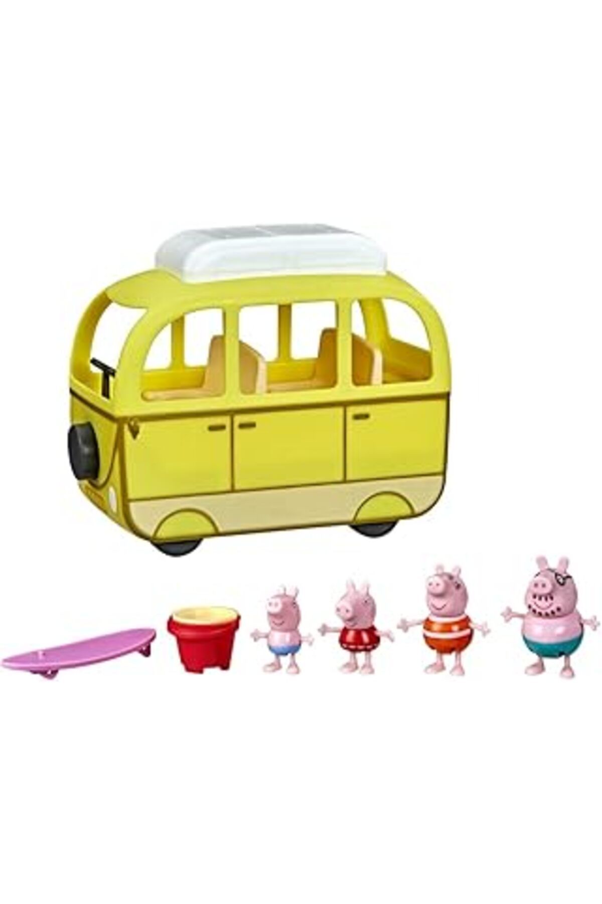Pazarcan Peppa Pig Peppa'S Adventures Peppa'S Beach Mobile, Tekerlekli Araç, Okul Öncesi Oyuncak: 10 Adet, 3