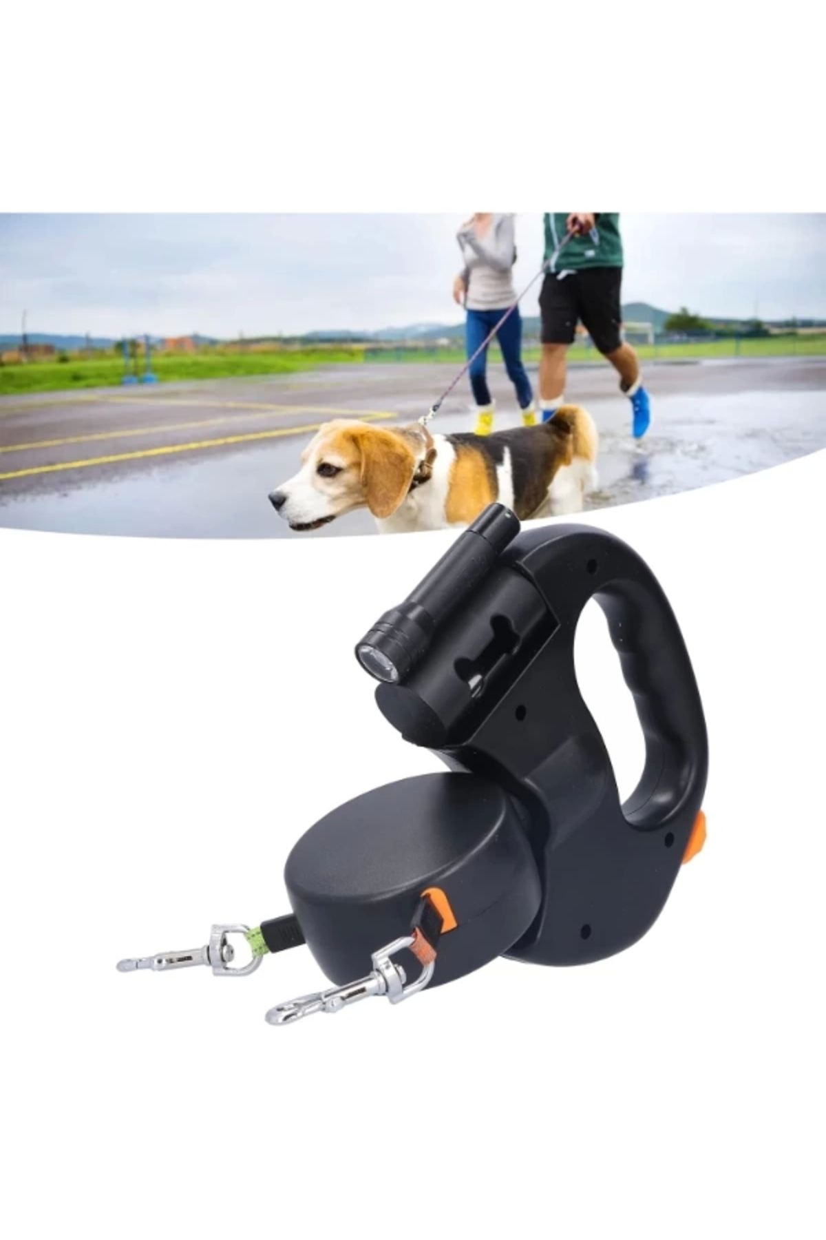 shop Çok Fonksiyonlu Çift Köpek Gezdirme Tasması