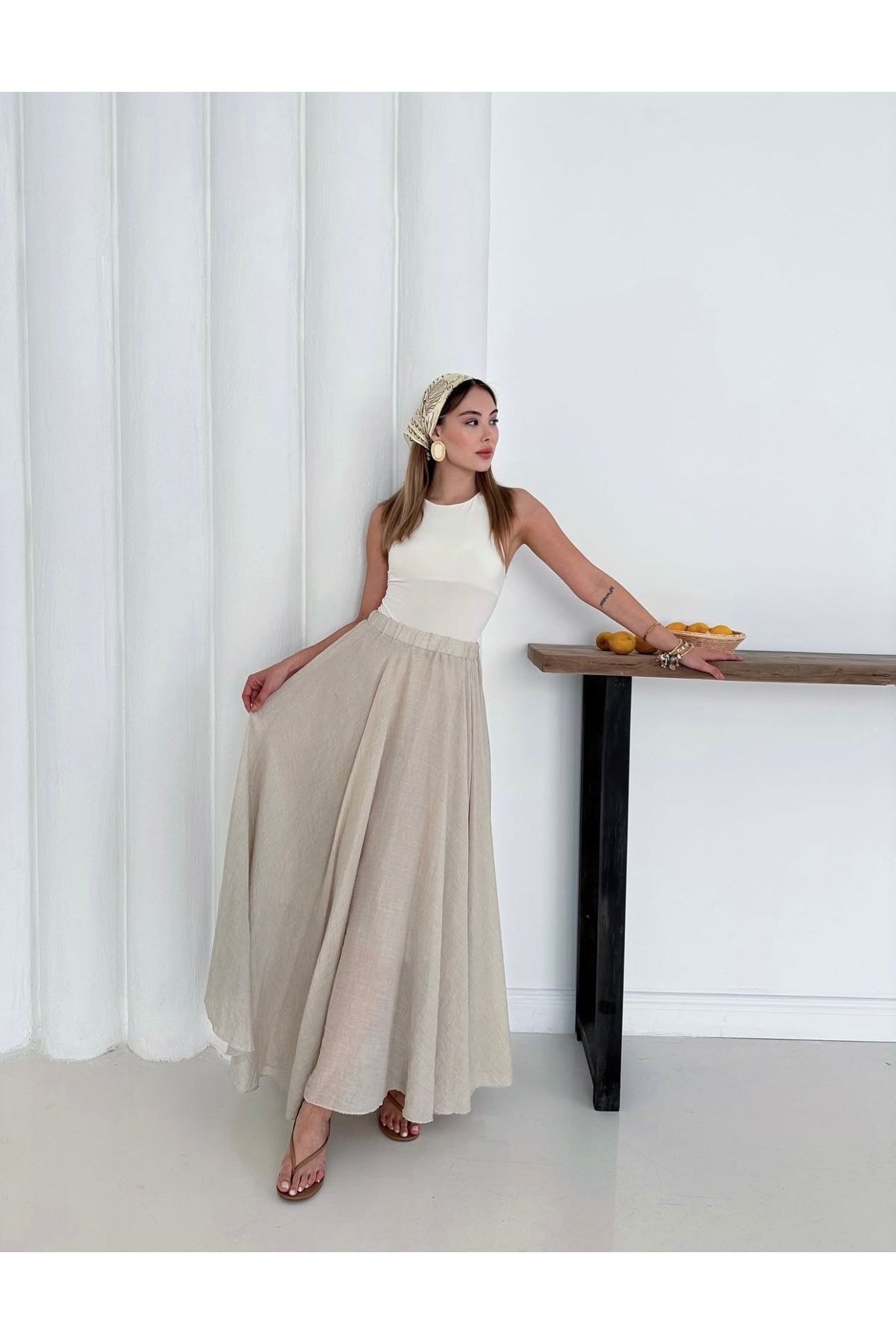 Luxvestimante Basic Kadın Uzun Etek