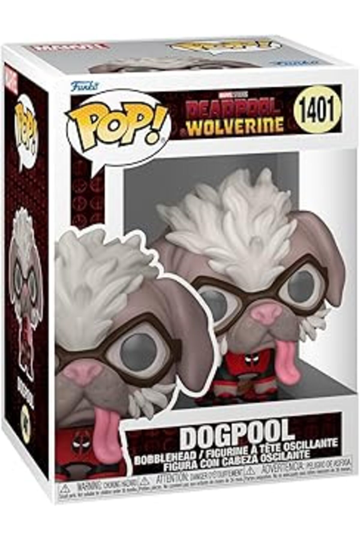 Qedii Funko Pop Marvel: Deadpool 3 S2- Dogpool Figür