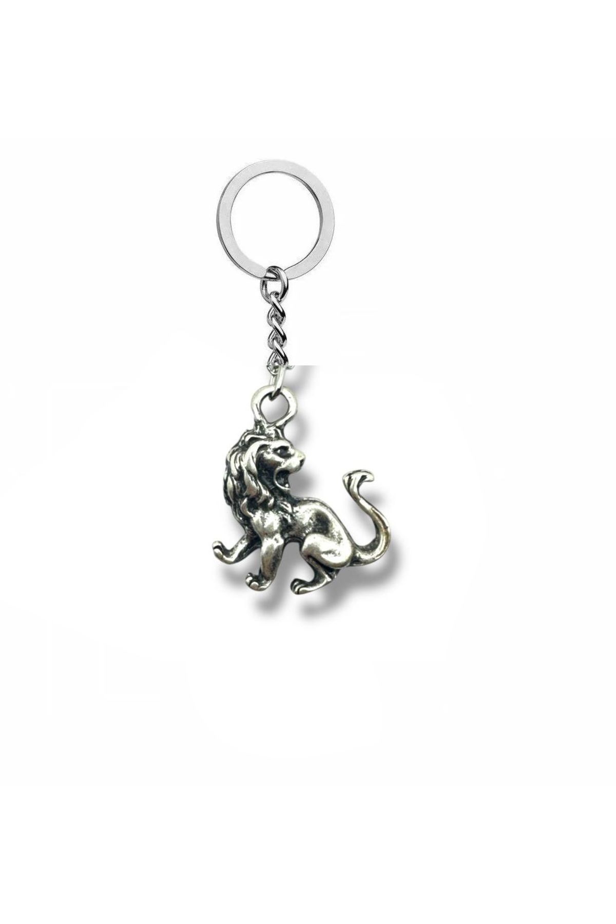 Herşey Nota Roar of the King – Kükreyen Aslan Figürlü Unisex Metal Anahtarlık