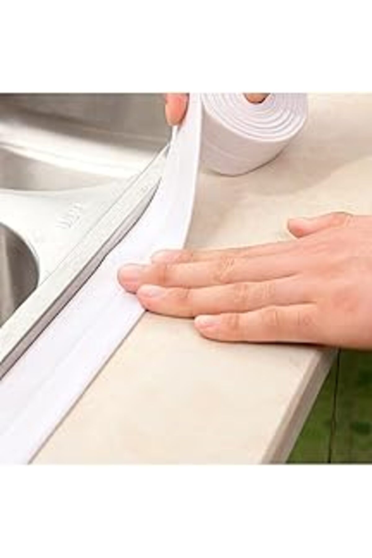 Mu Art Ahşap Mobee Su Sızdırmaz Bant Lavabo Küvet Kenar Bandı (3.2M)