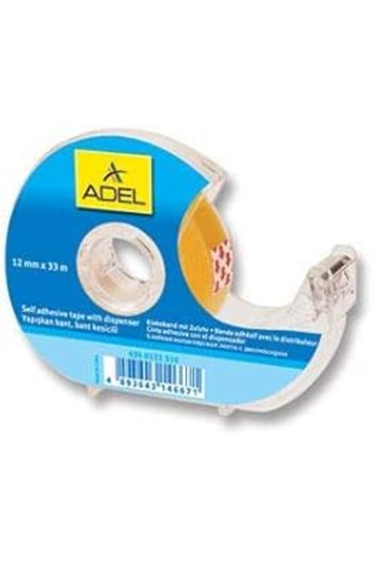 Mu Art Ahşap Adel Yapışkan Bant 12Mmx33M Bant Kesicili 4340123310000