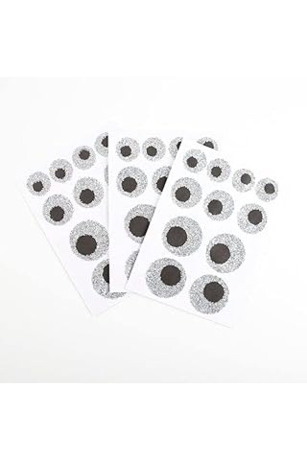 Pazarcan Meri Meri - Eco Glitter Eyeball Stickers - Parıltılı Göz Çıkartmalar (8'Li)