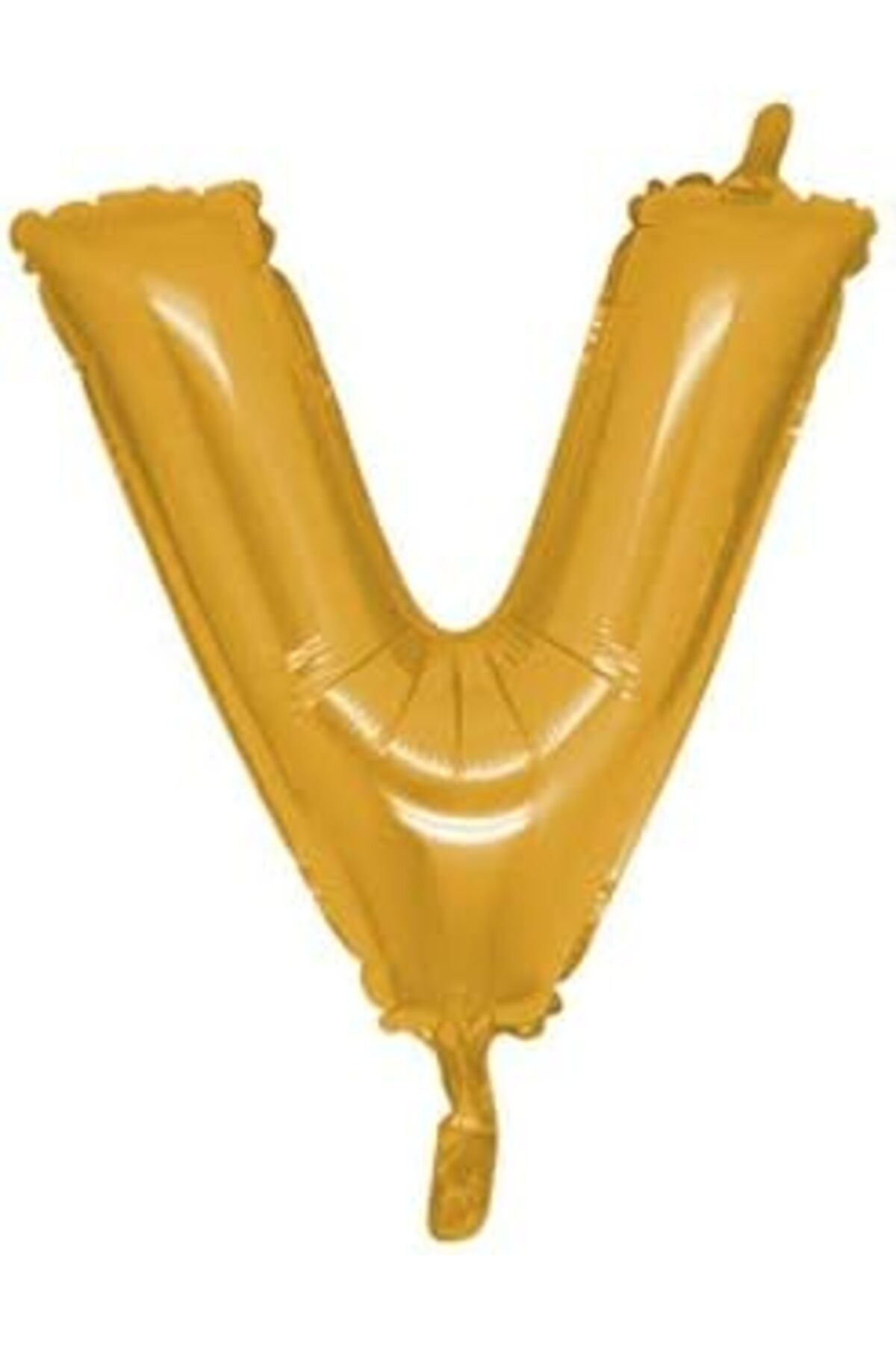 Pazarcan Benim Marifetlerim - V Harfi Altın Folyo Balon 16 İnch 40 Cm