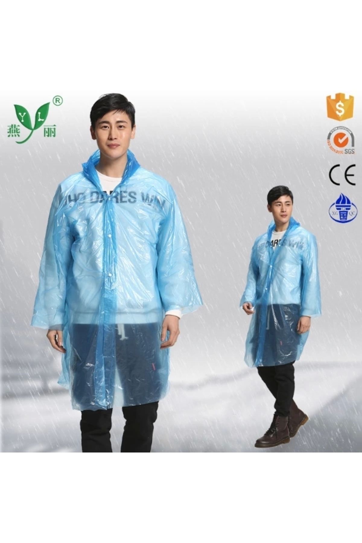 shop İnce Şeffaf Yağmurluk