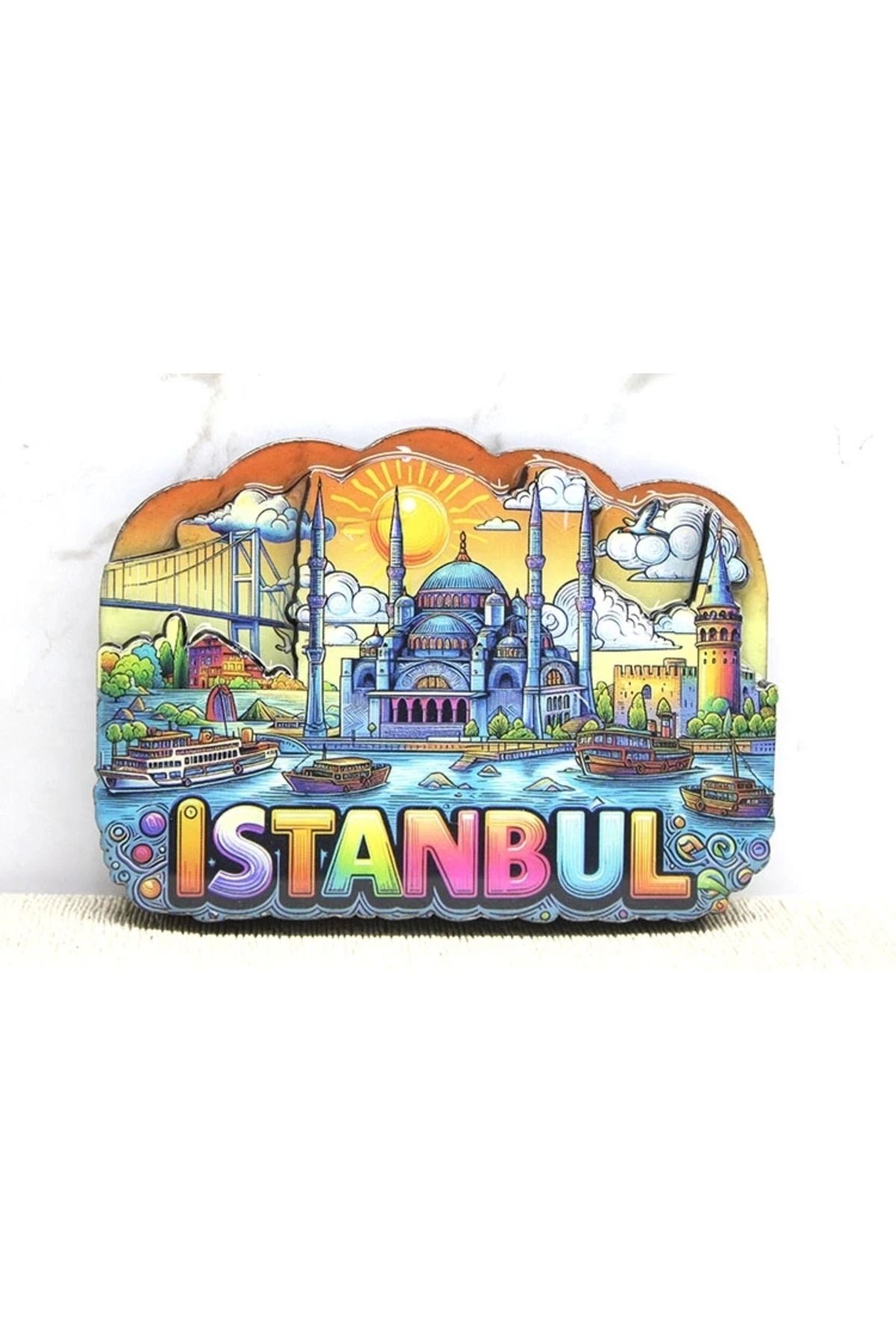 shopwave Ahşap İstanbul Temalı Magnet Alk4366