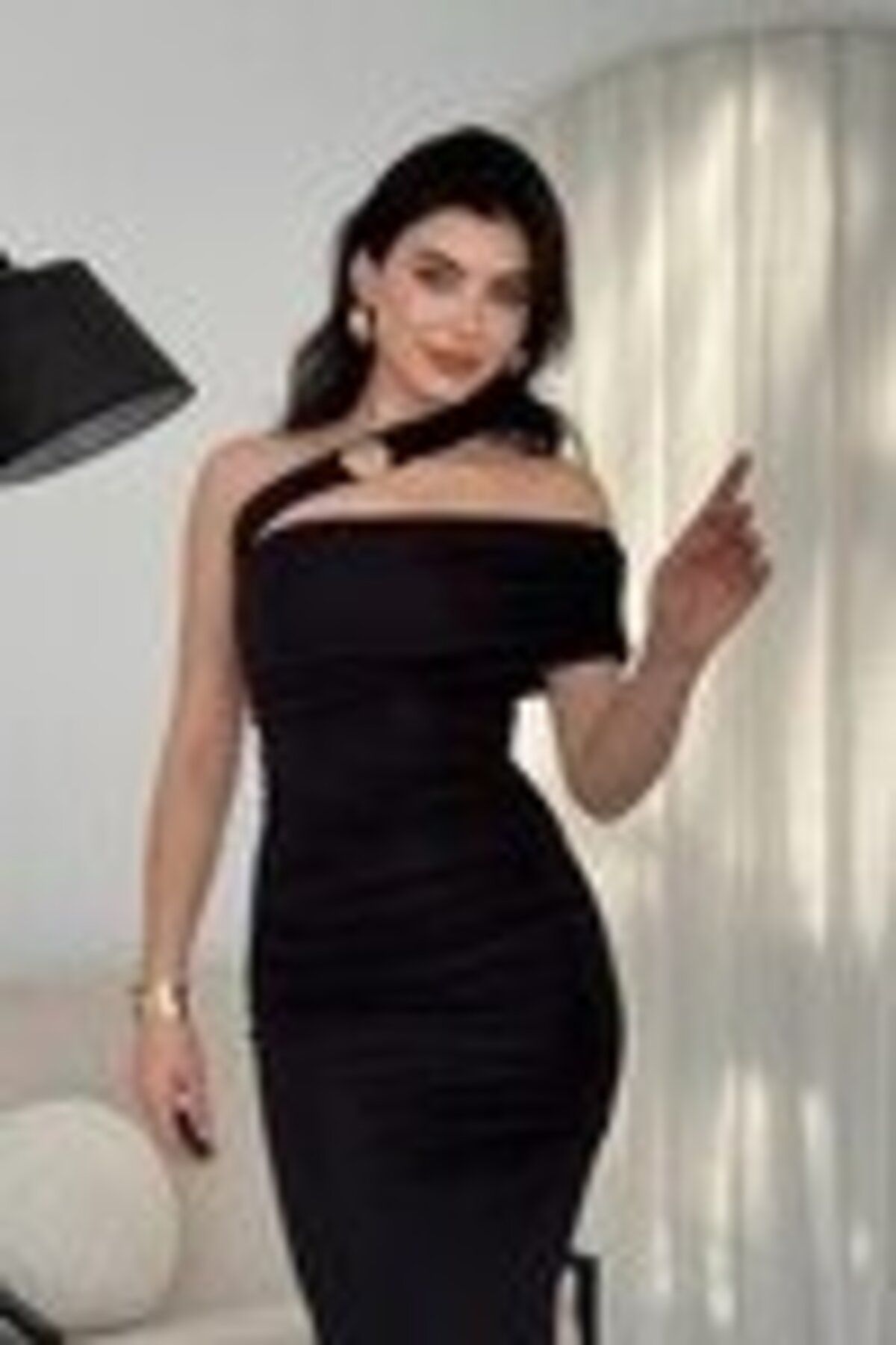 ETİLER COLLECTION Reta Çapraz Omuz Elbise