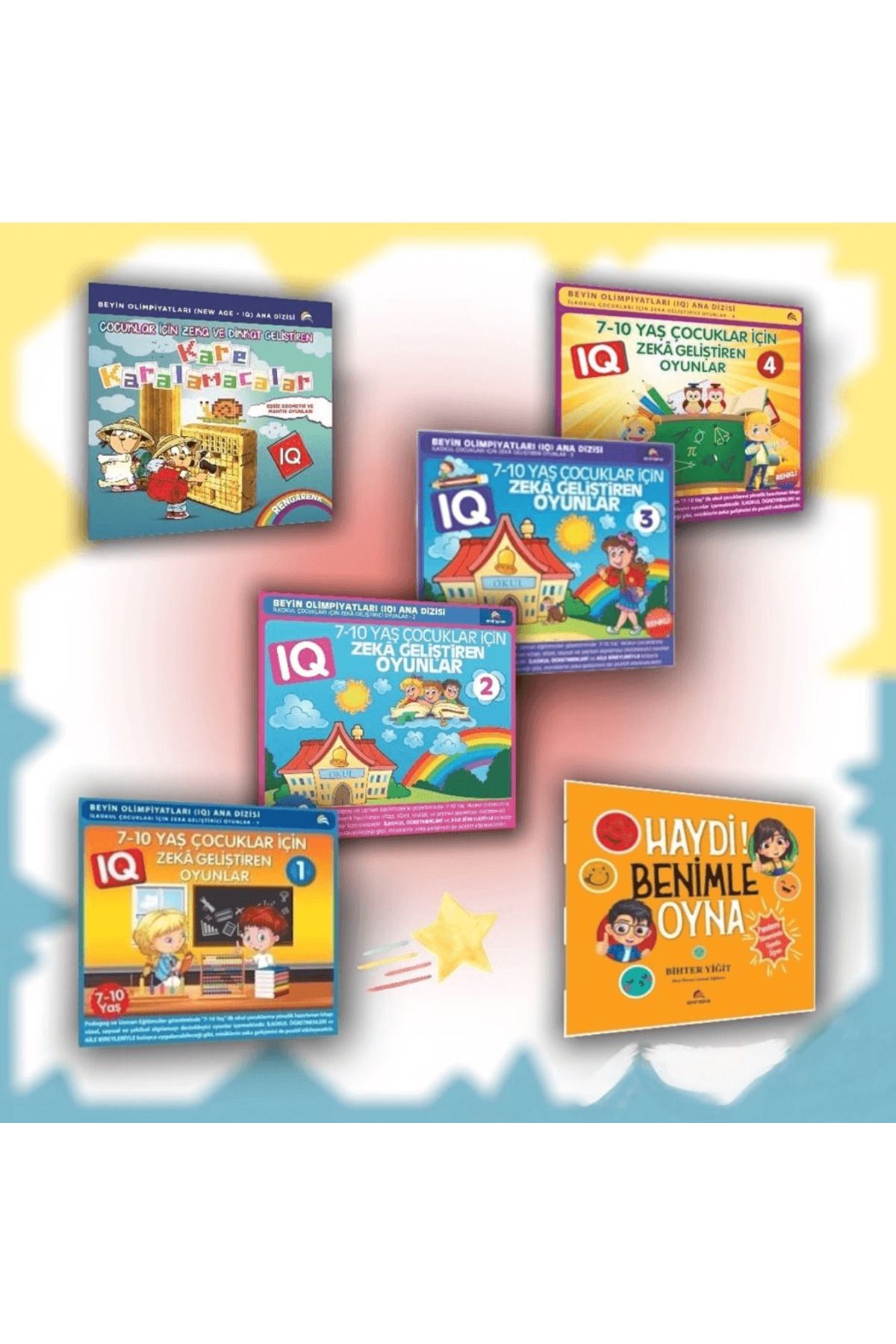 Ekinoks Yayın Grubu Çocuklar İçin Akıl ve Mantık Oyunları (6 Kitap Takım)