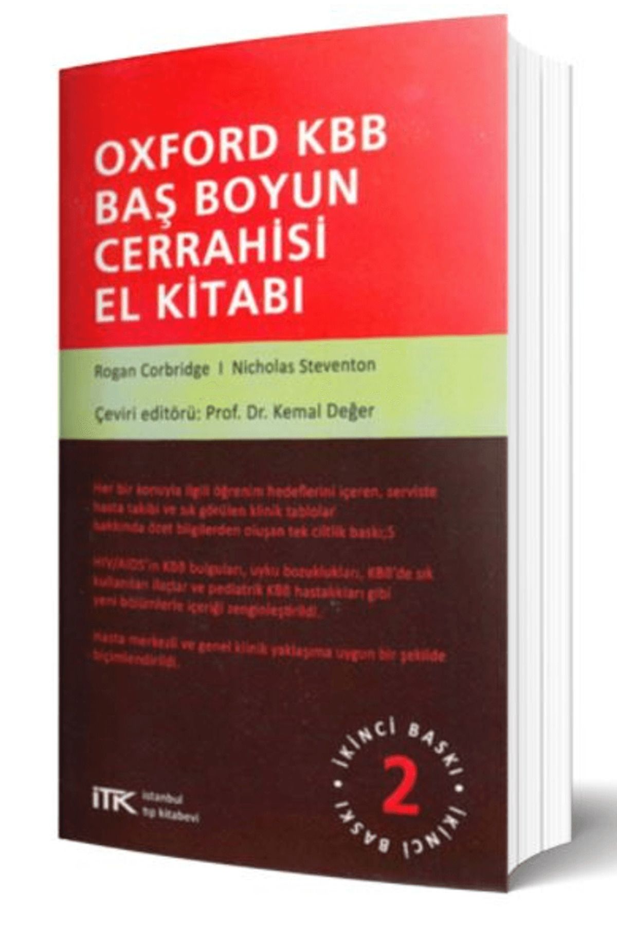 İstanbul Tıp Kitabevi Oxford KBB Baş Boyun Cerrahisi El Kitabı